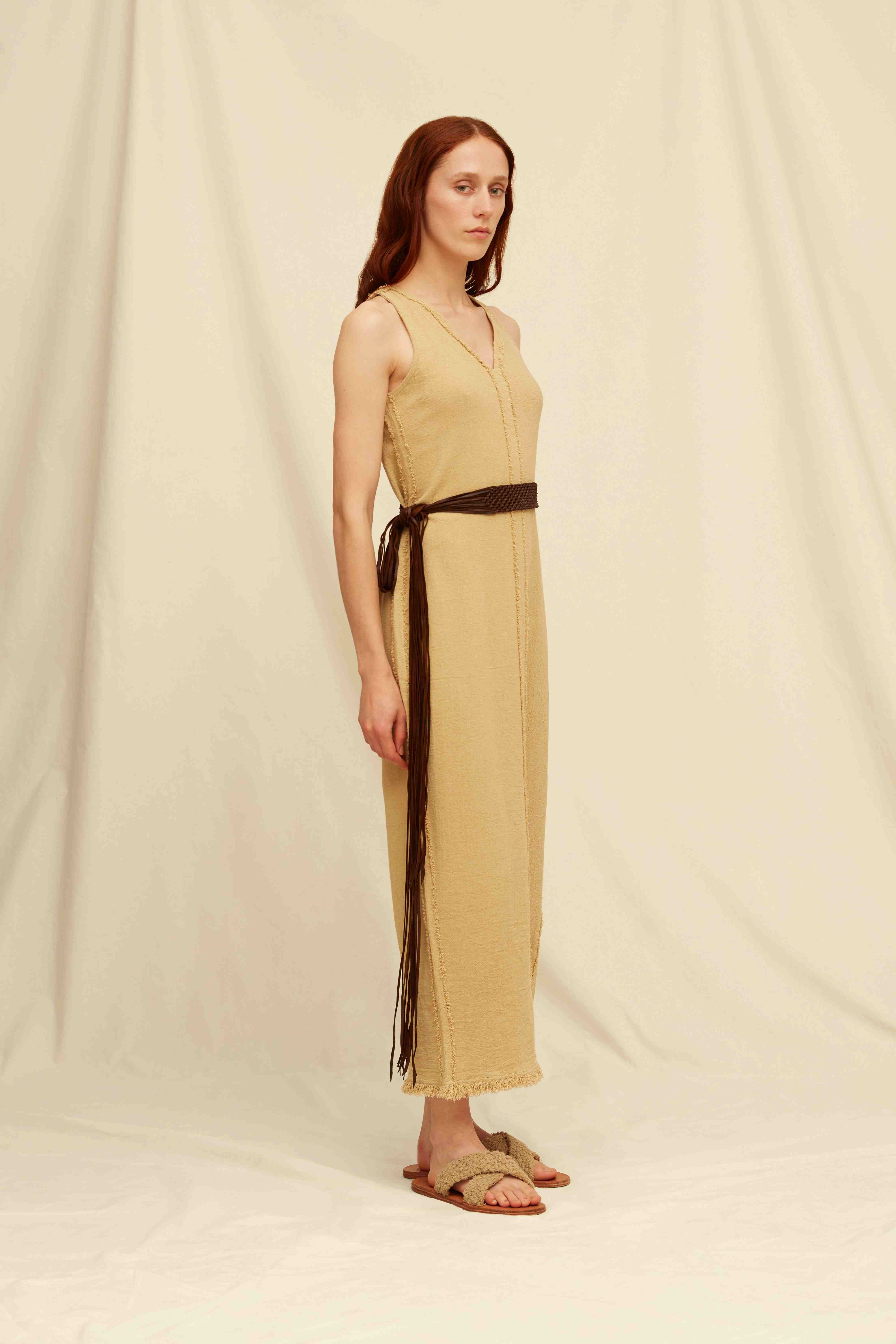 Balche Belt Leather - Brown