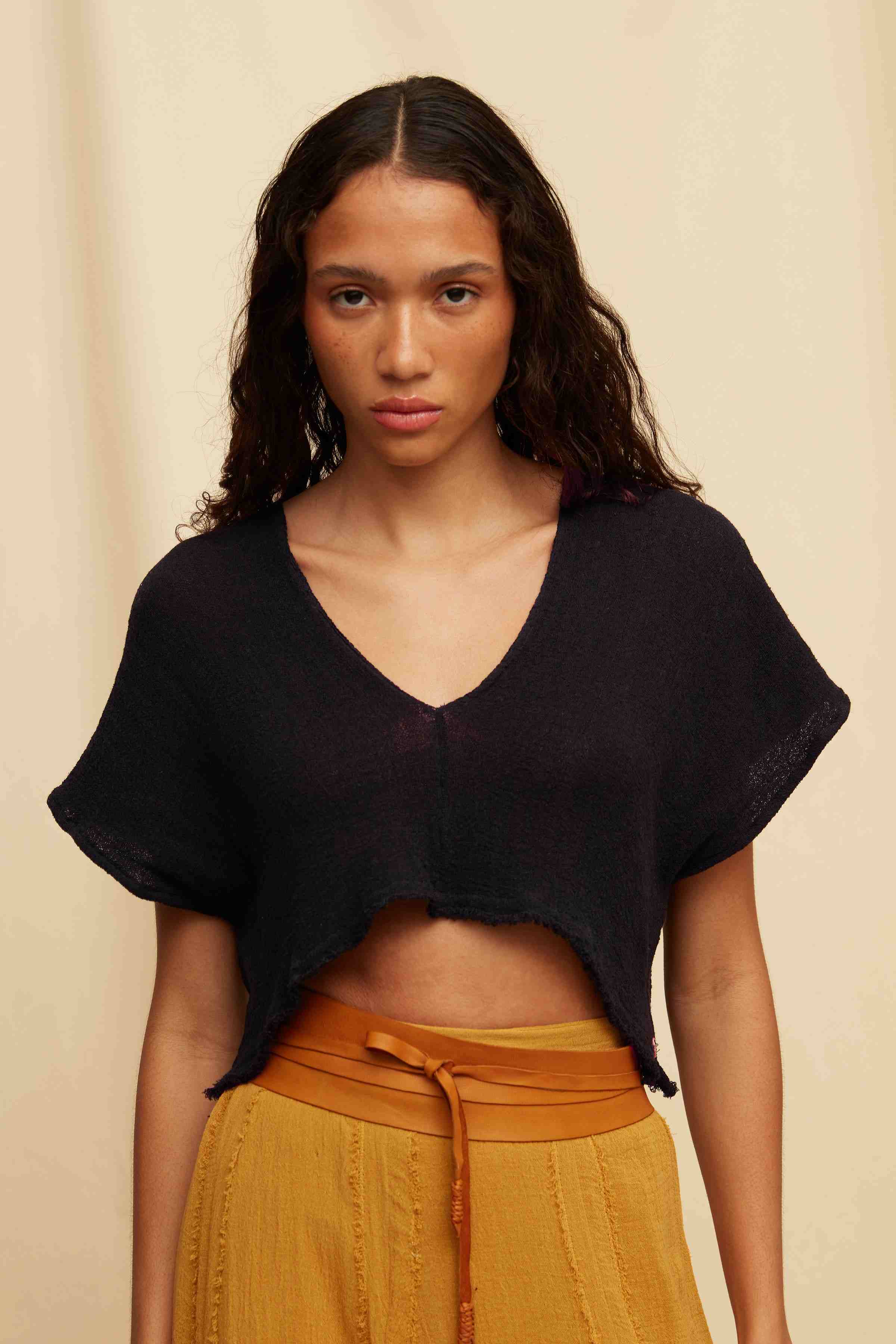 Boxkay Top Fine Cotton Gauze - Black