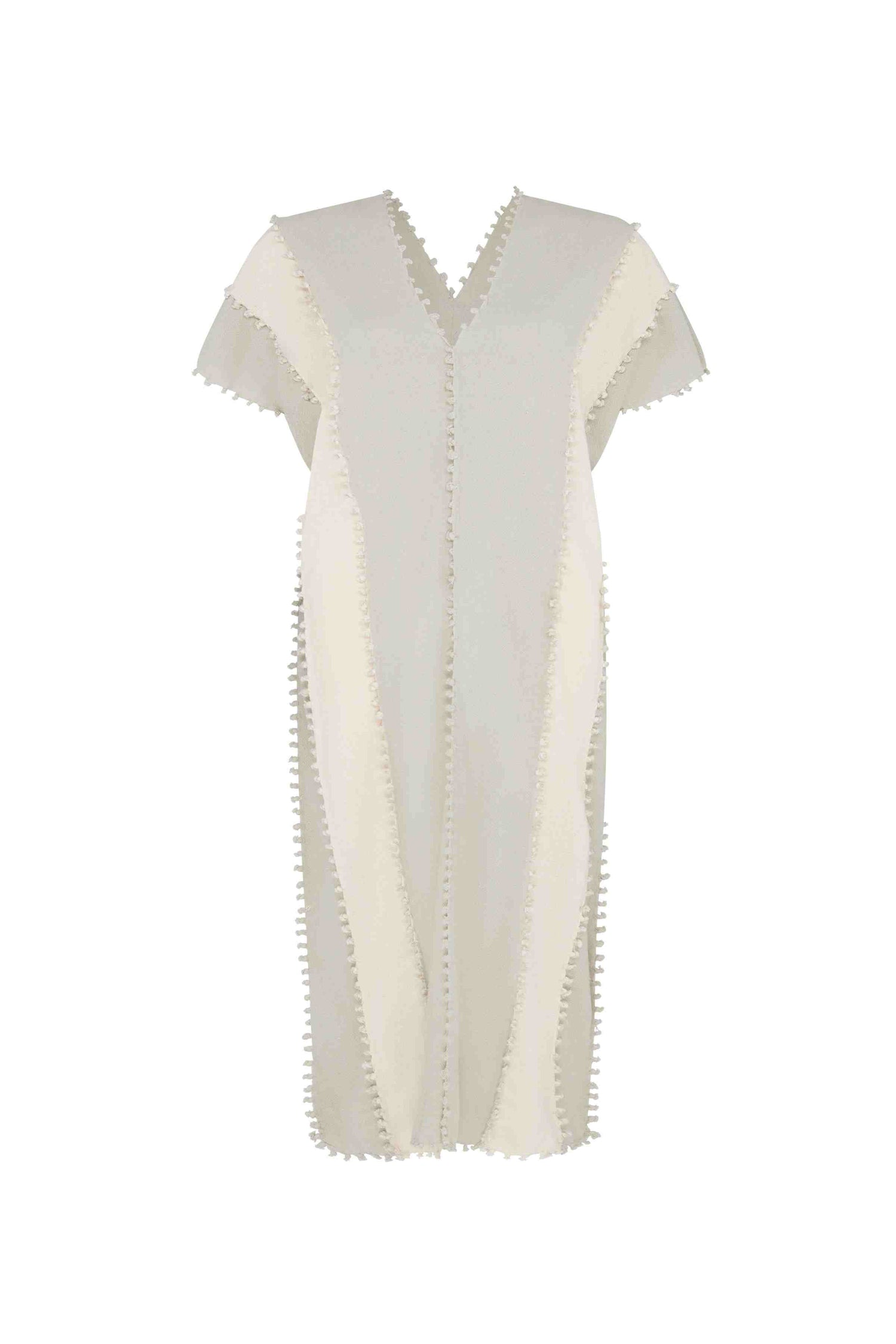CHAAC LINES DRESS / TUNIC - QUIET GREY / NATURAL Product Image