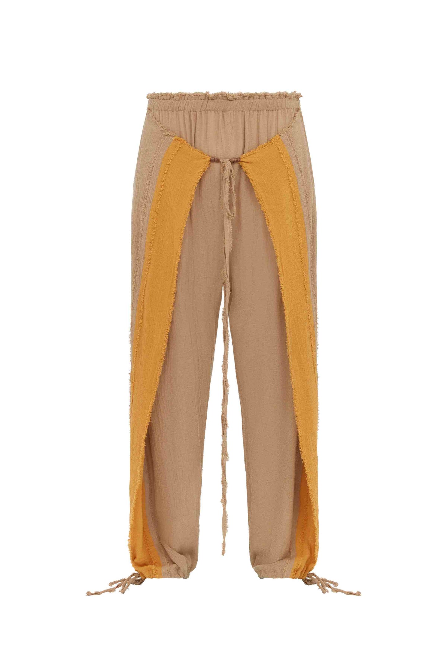CHINDA PANTS - SEPIA / MUSTARD