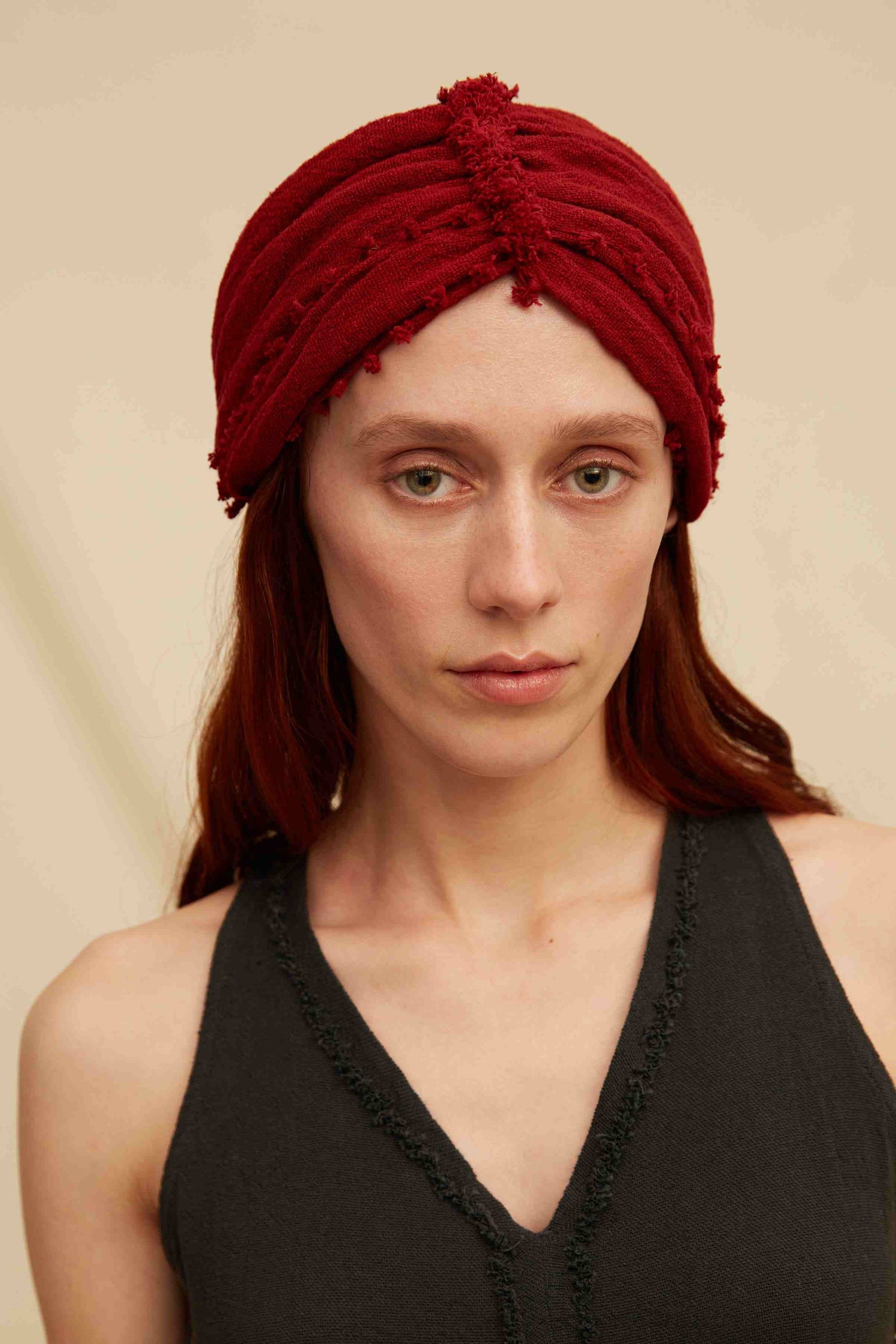 IXCAN TURBAN - CHERRY Hover Image