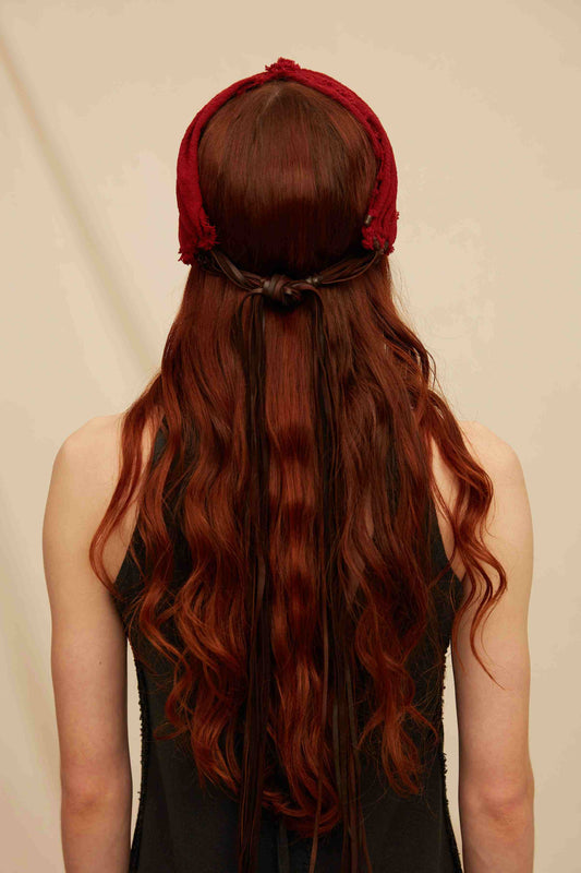 IXCAN TURBAN - CHERRY