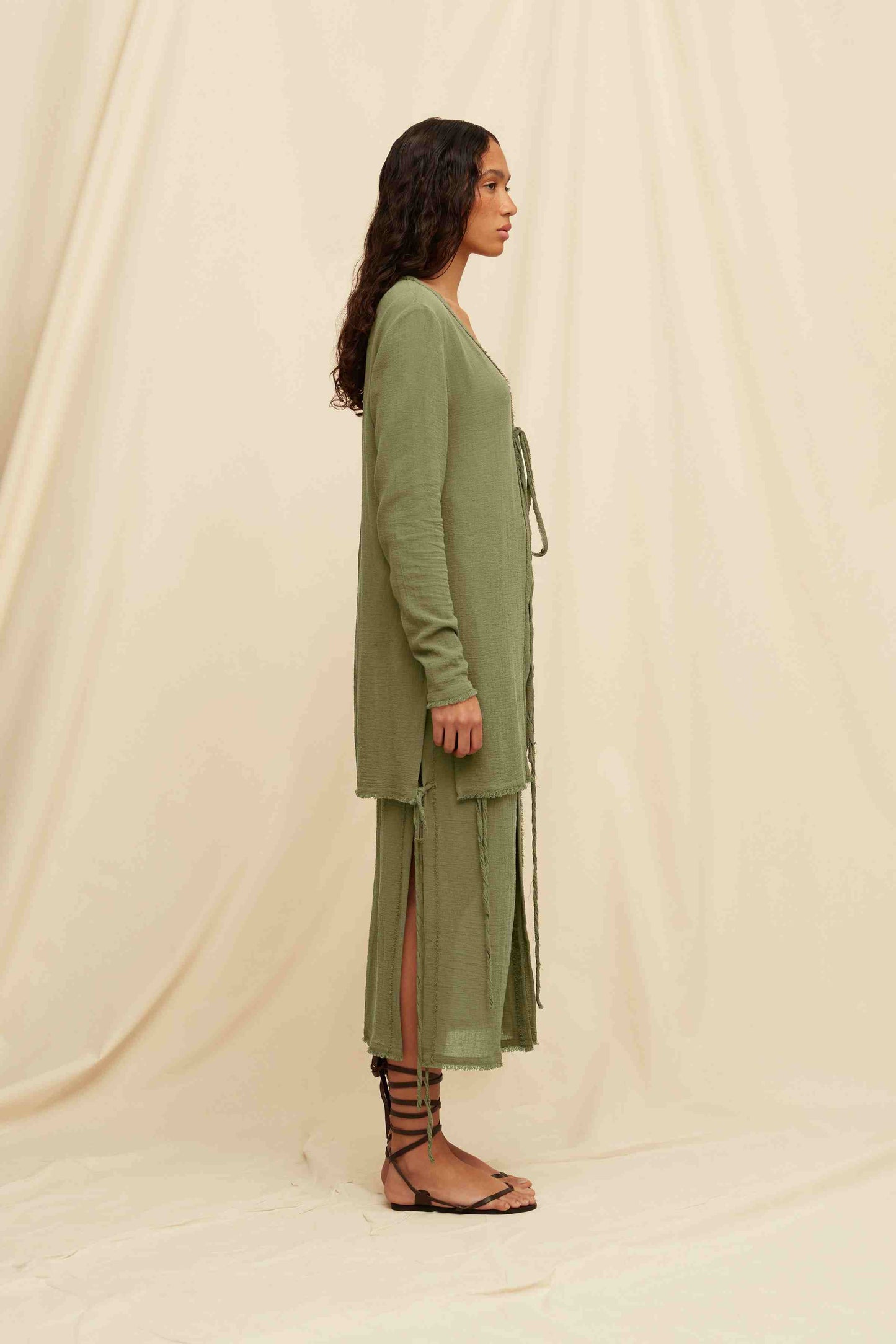 TSATSA SKIRT - OLIVE