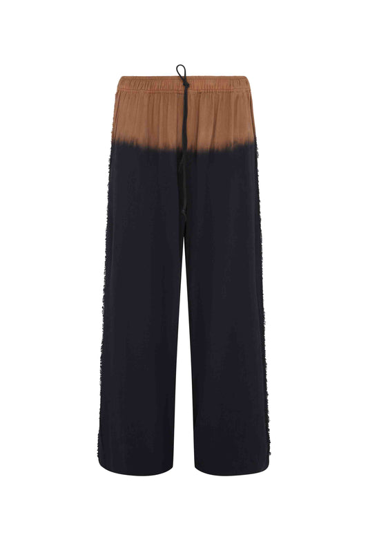 KUNKA TIE DYE PANTS - BLACK TIE DYE
