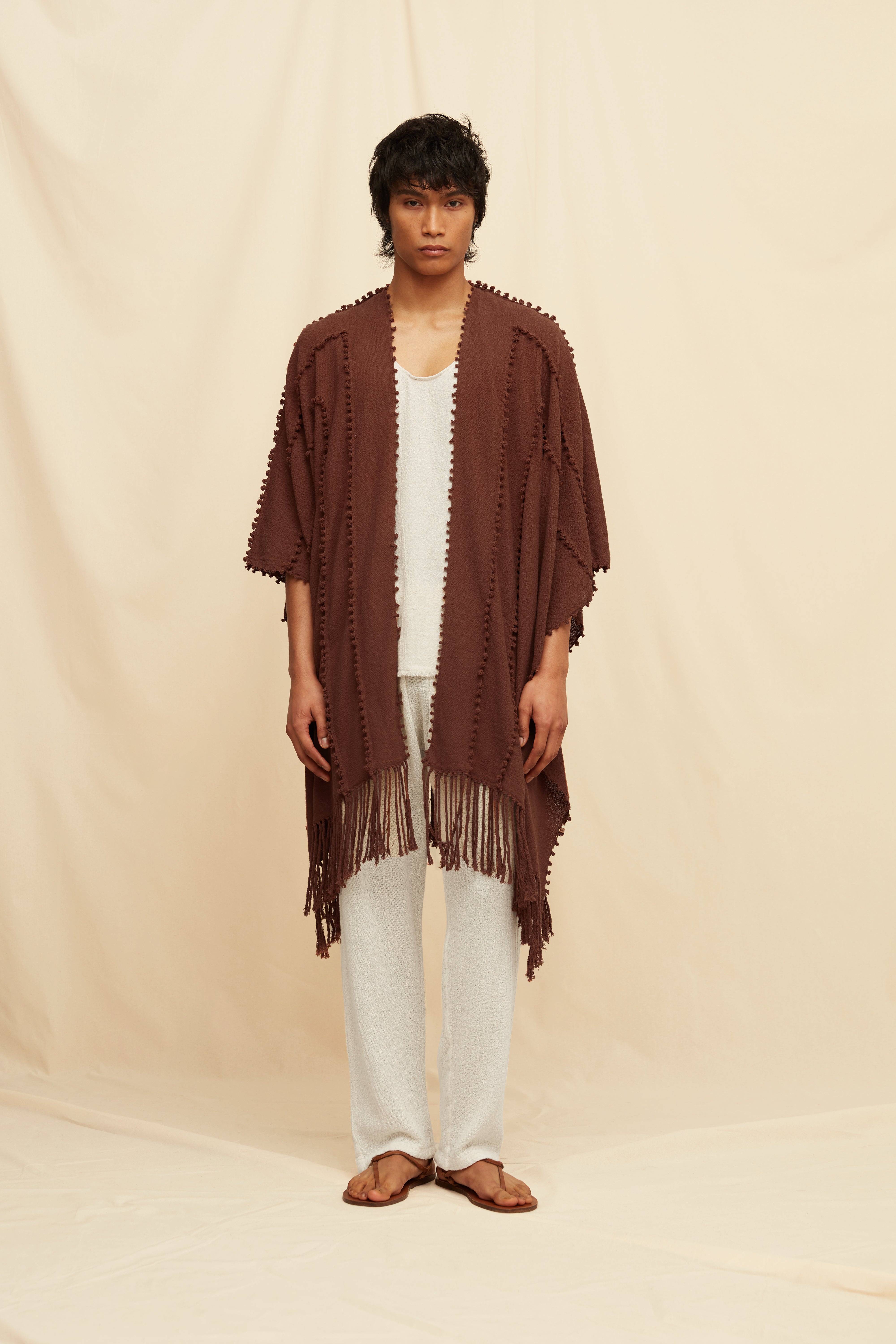 Yalchen Knots Cape Cotton Jute - Madera
