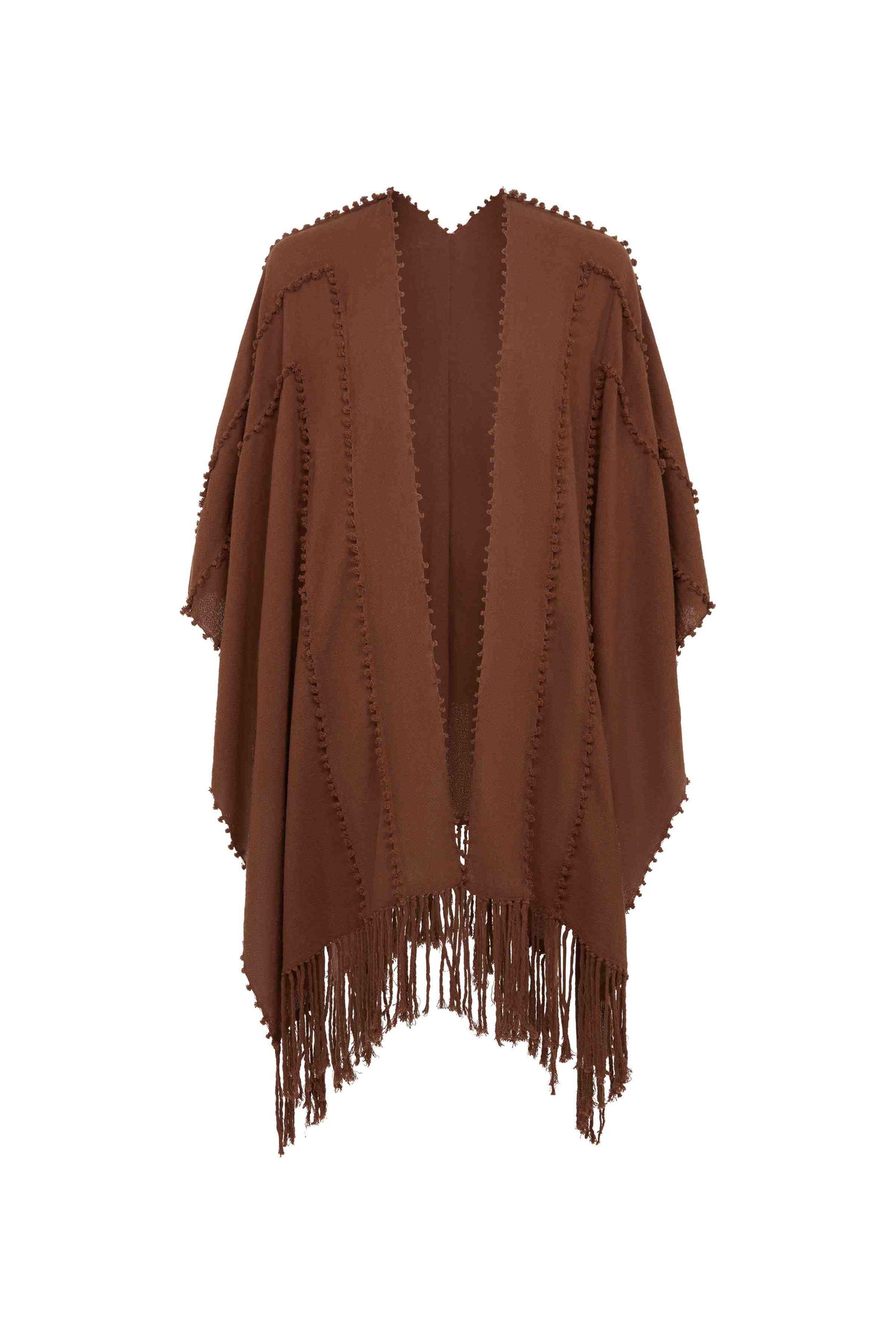 YALCHEN KNOTS CAPE - MADERA Product Image