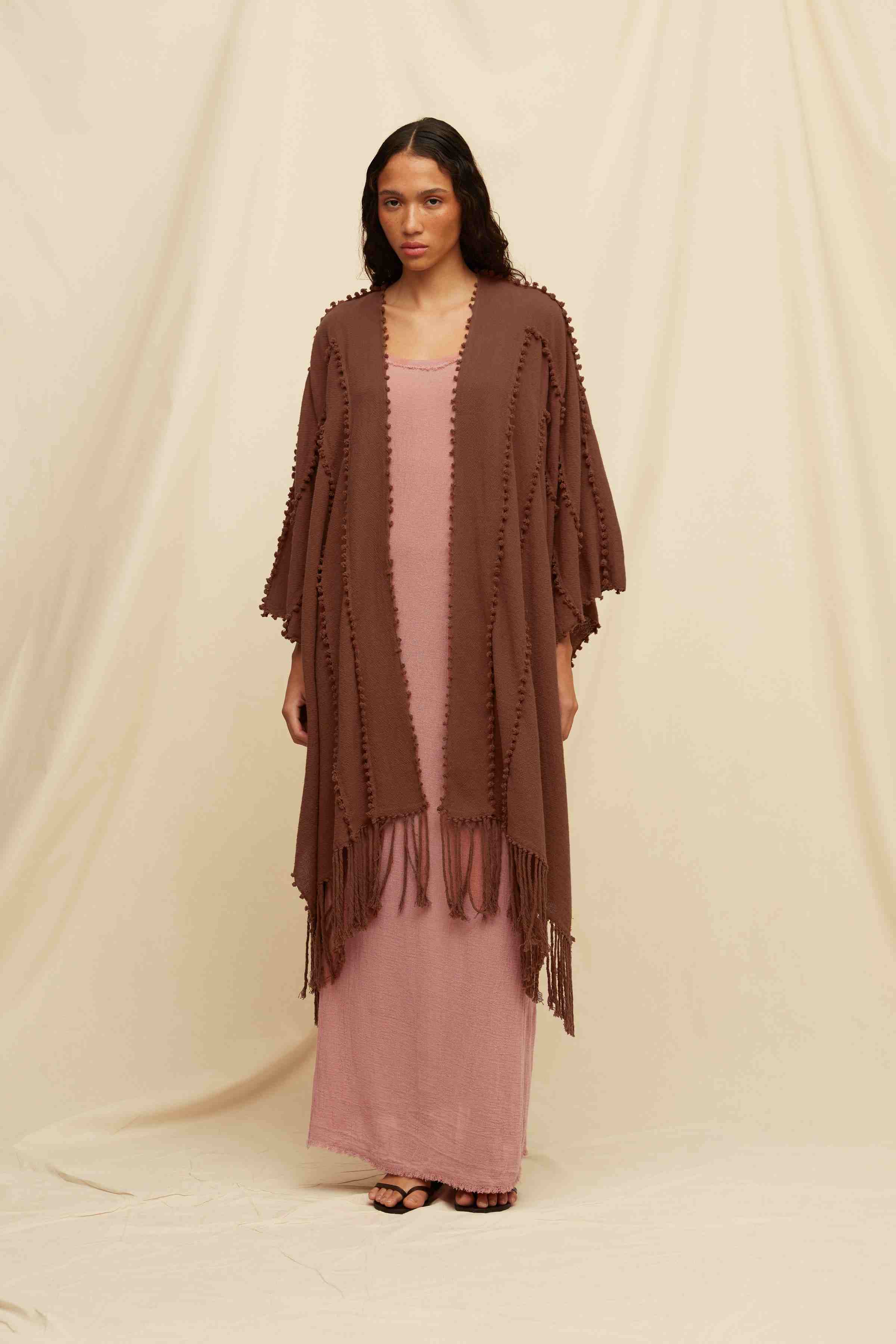 Yalchen Knots Cape Cotton Jute - Madera