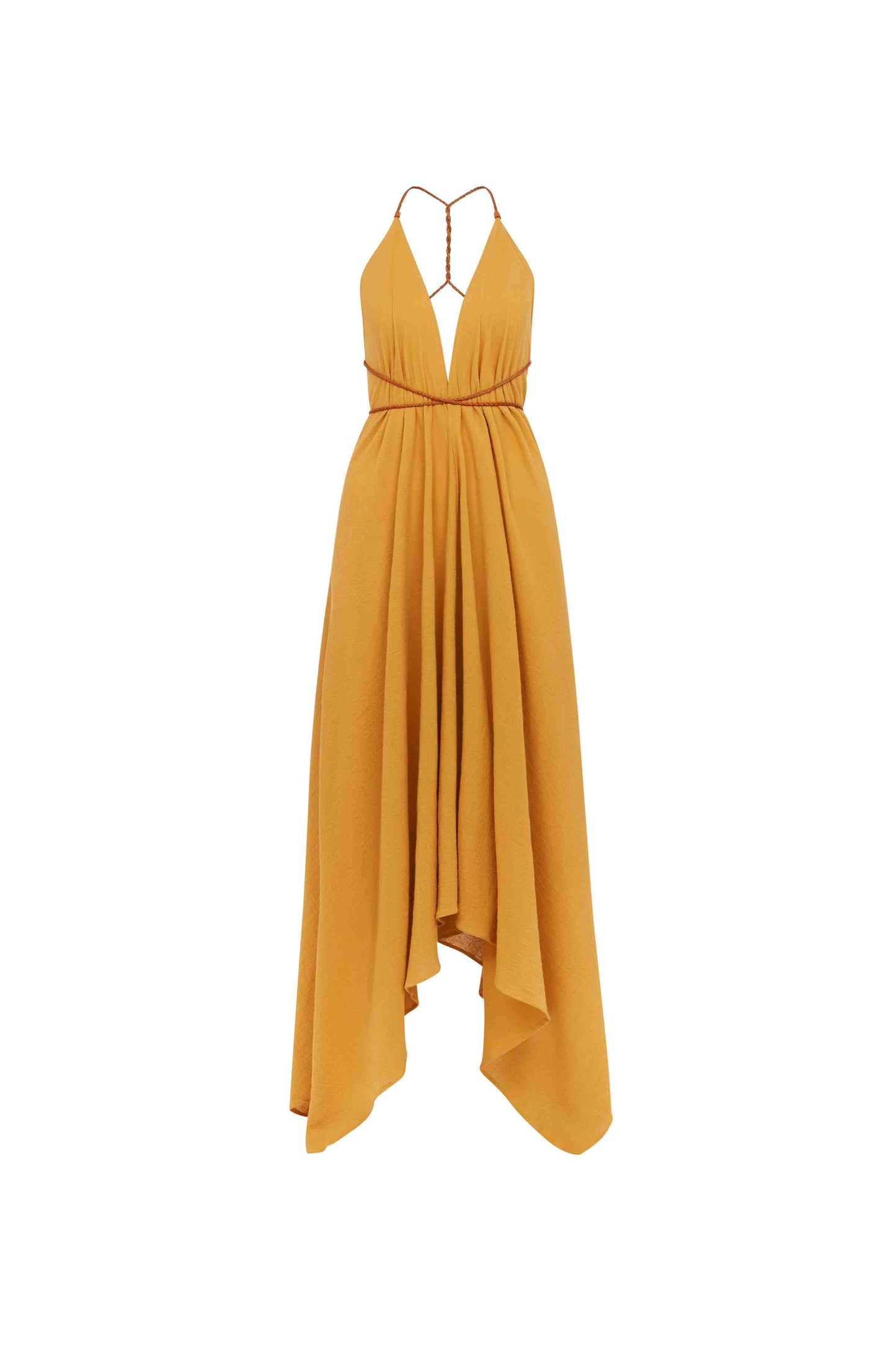 YATZIL DRESS - MUSTARD