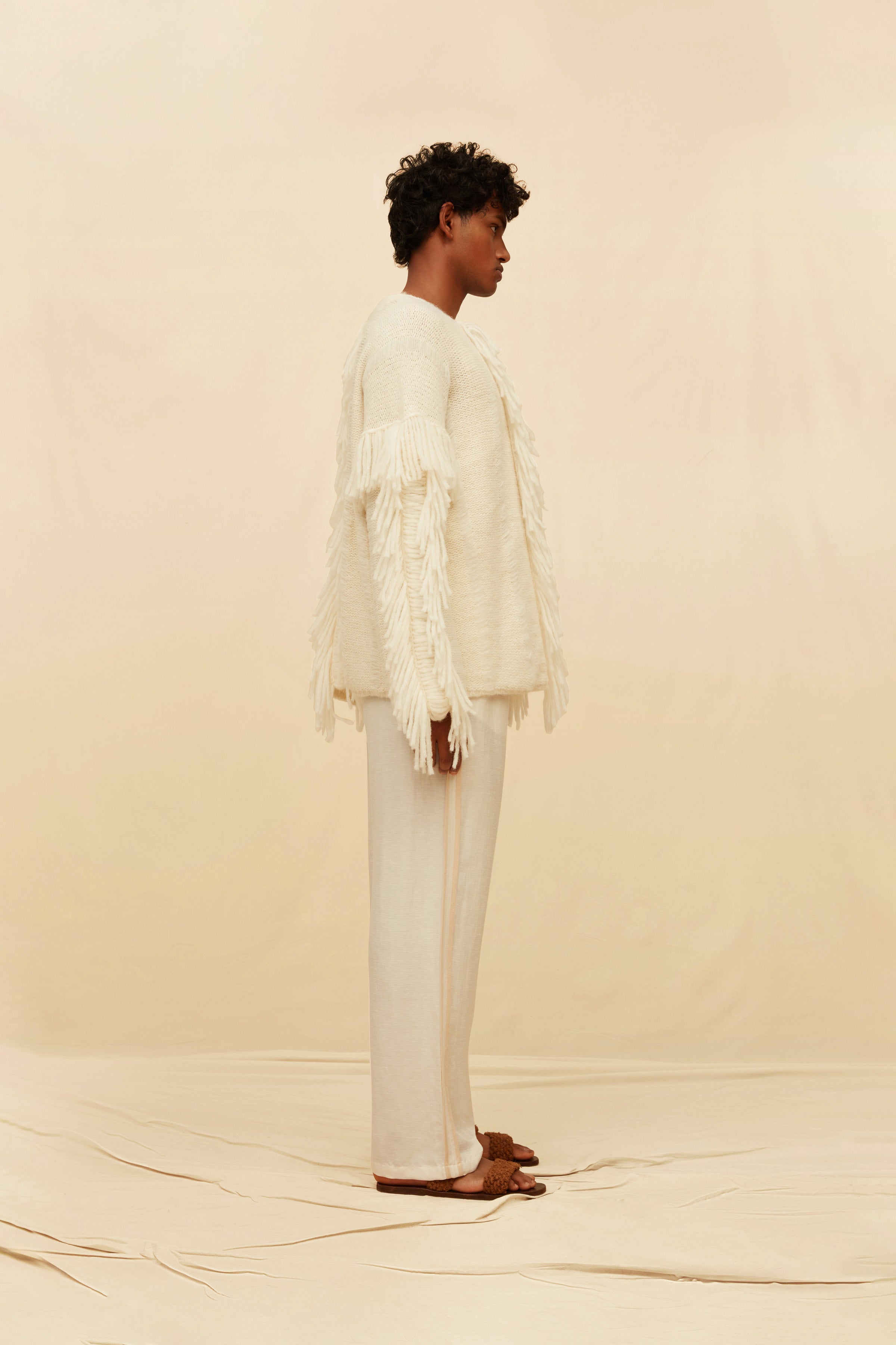 Inari Long Sleeve Knit Alpaca & Wool - Natural