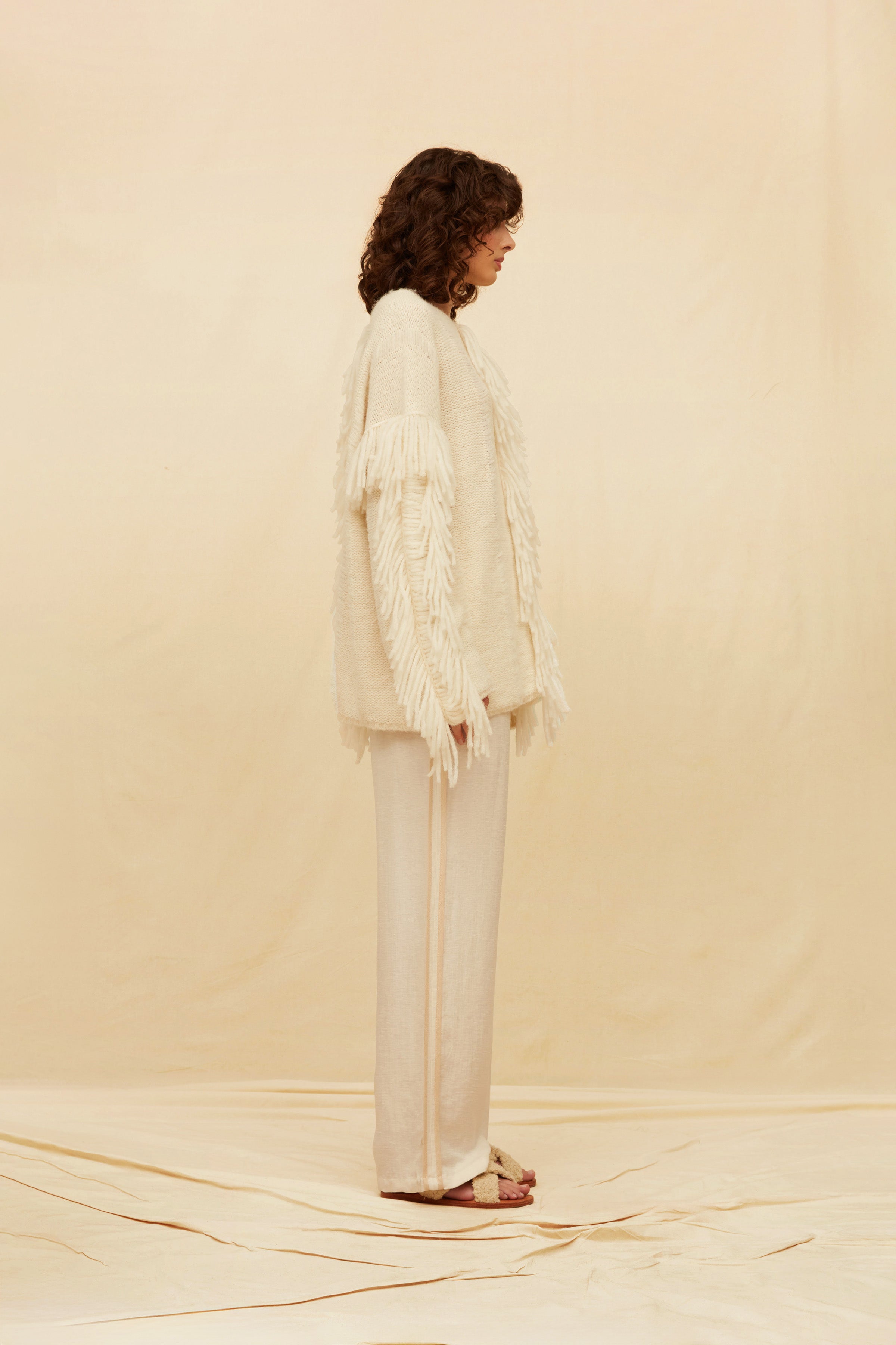 Inari Long Sleeve Knit Alpaca & Wool - Natural