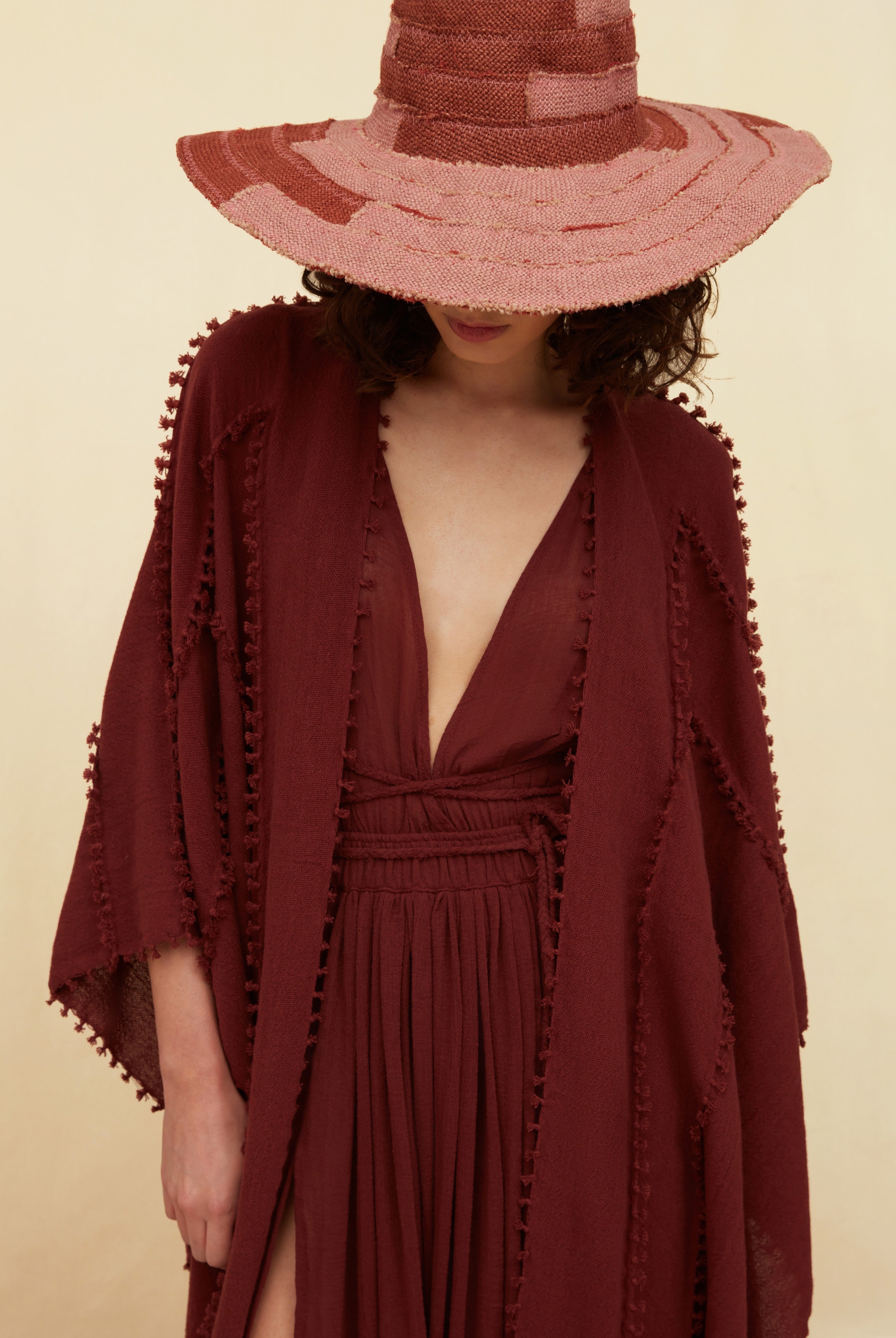 Tulan Hat Jute - Desert Rose / Kaoba