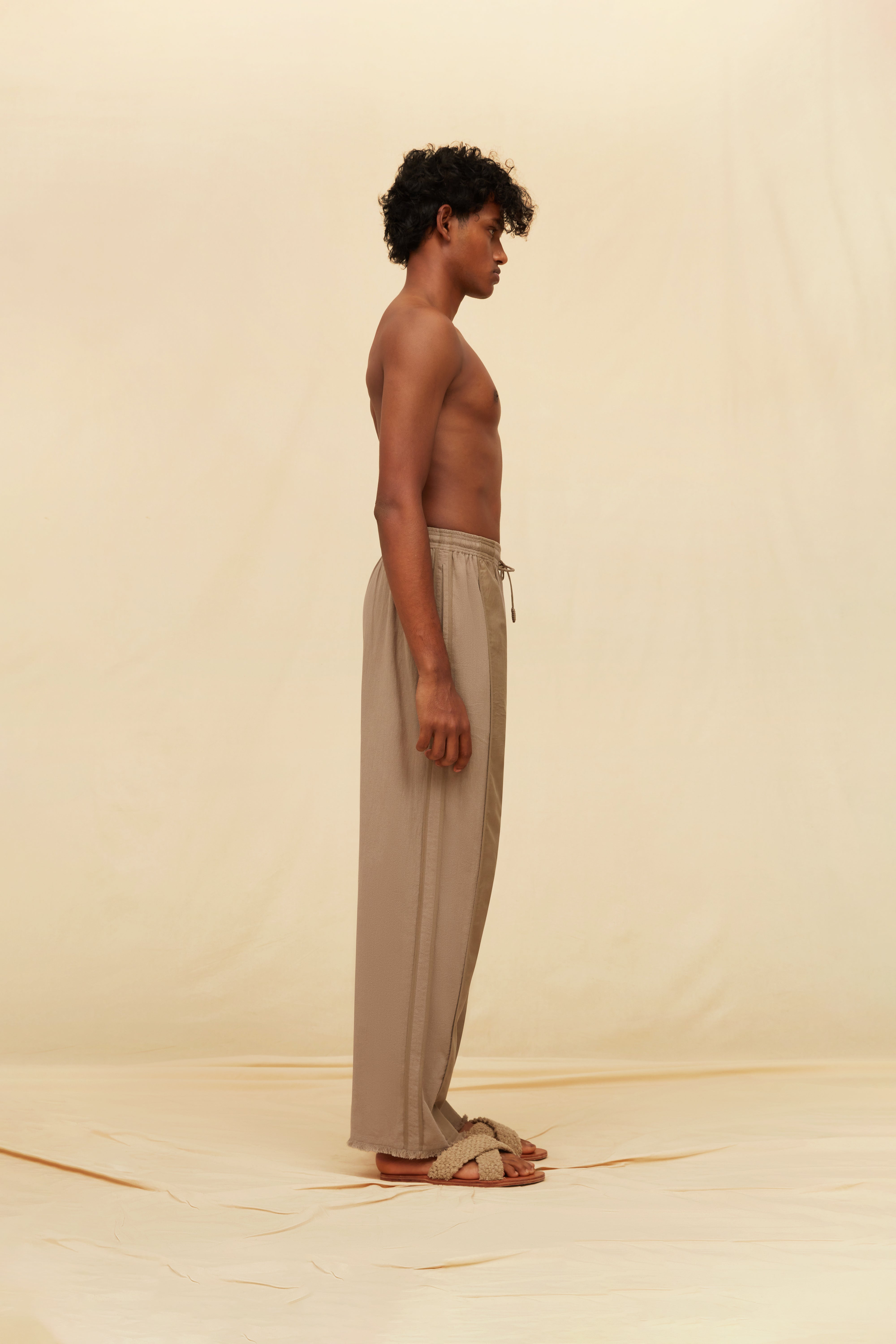 Zhen Pants Cotton Voile - Ash