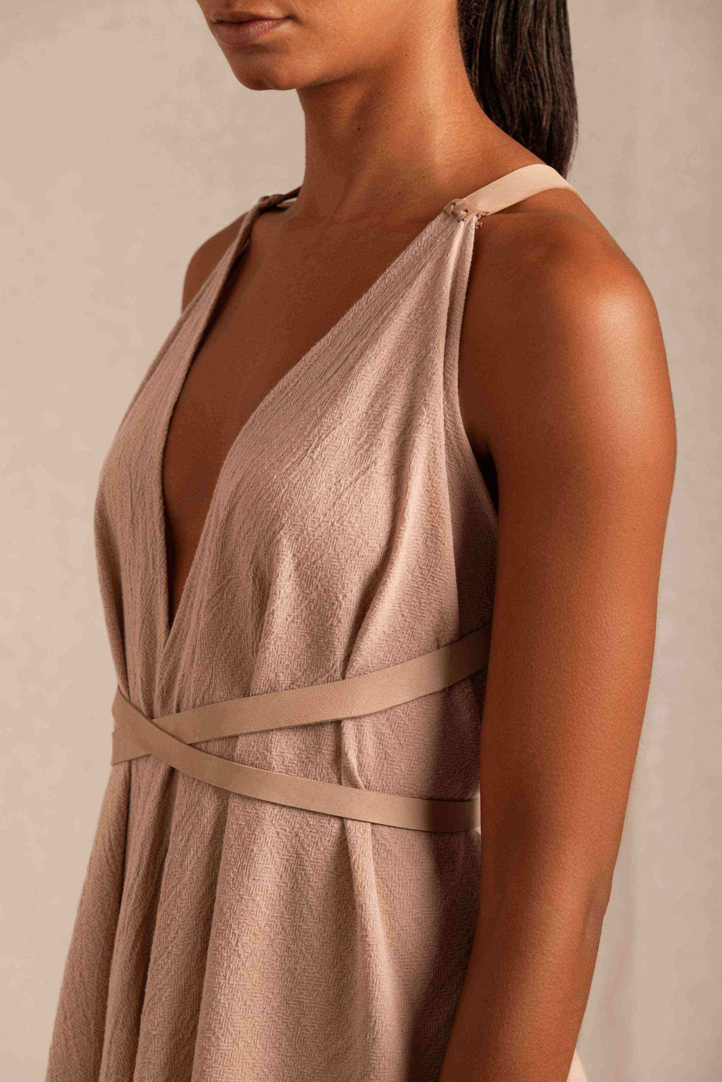 ABALKAN DRESS - ANTIQUE ROSE