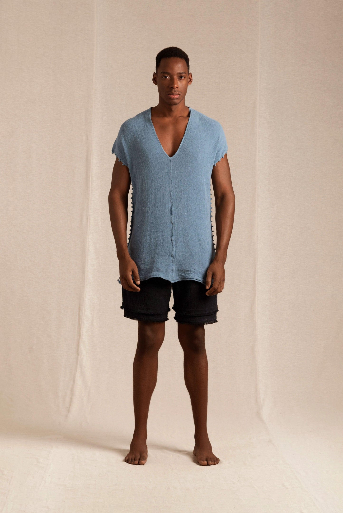 ACOATL SHIRT - BLUE HEAVEN