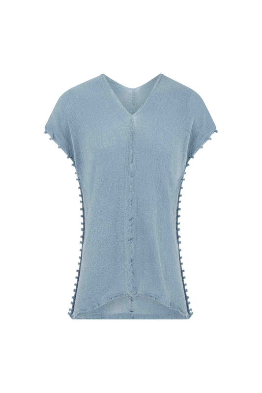 ACOATL SHIRT - BLUE HEAVEN