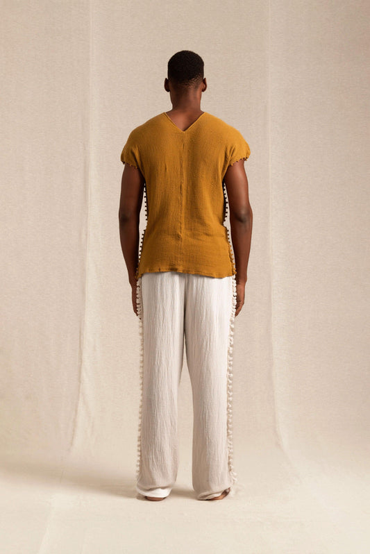 ACOATL SHIRT - TOBACCO