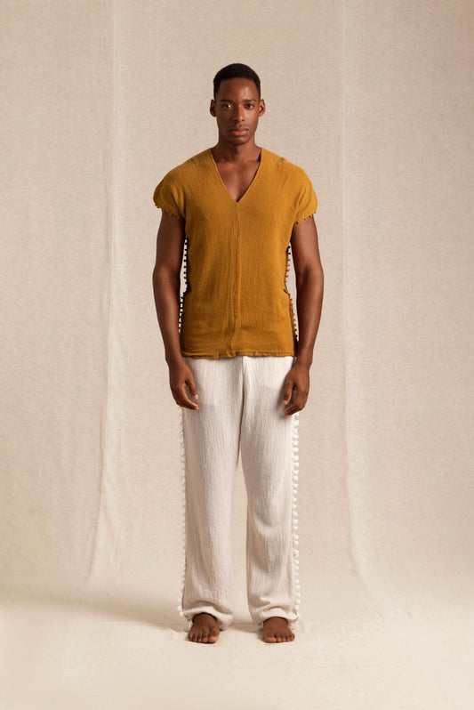 ACOATL SHIRT - TOBACCO