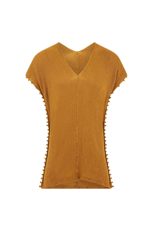 ACOATL SHIRT - TOBACCO
