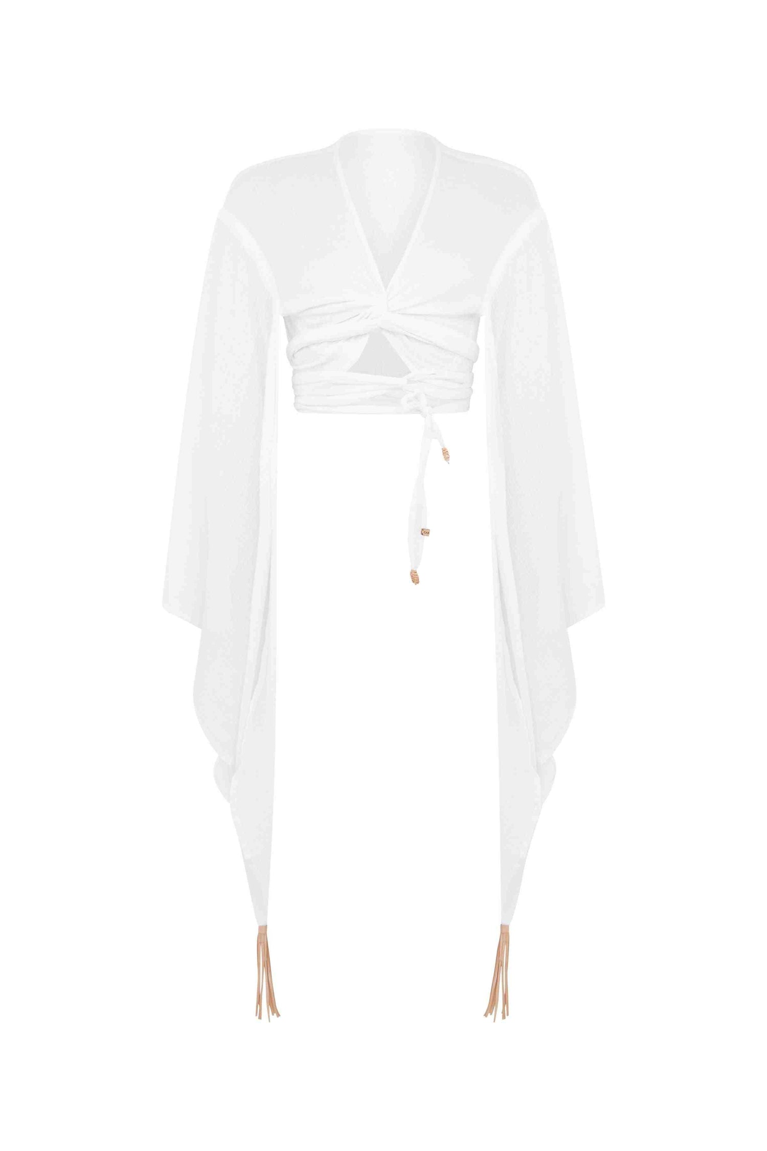 AHUMKAL TOP - WHITE Product Image