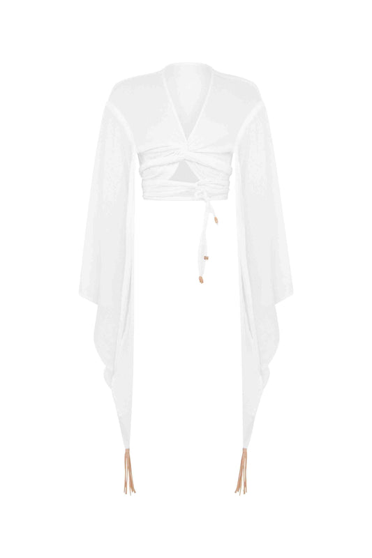 AHUMKAL TOP - WHITE