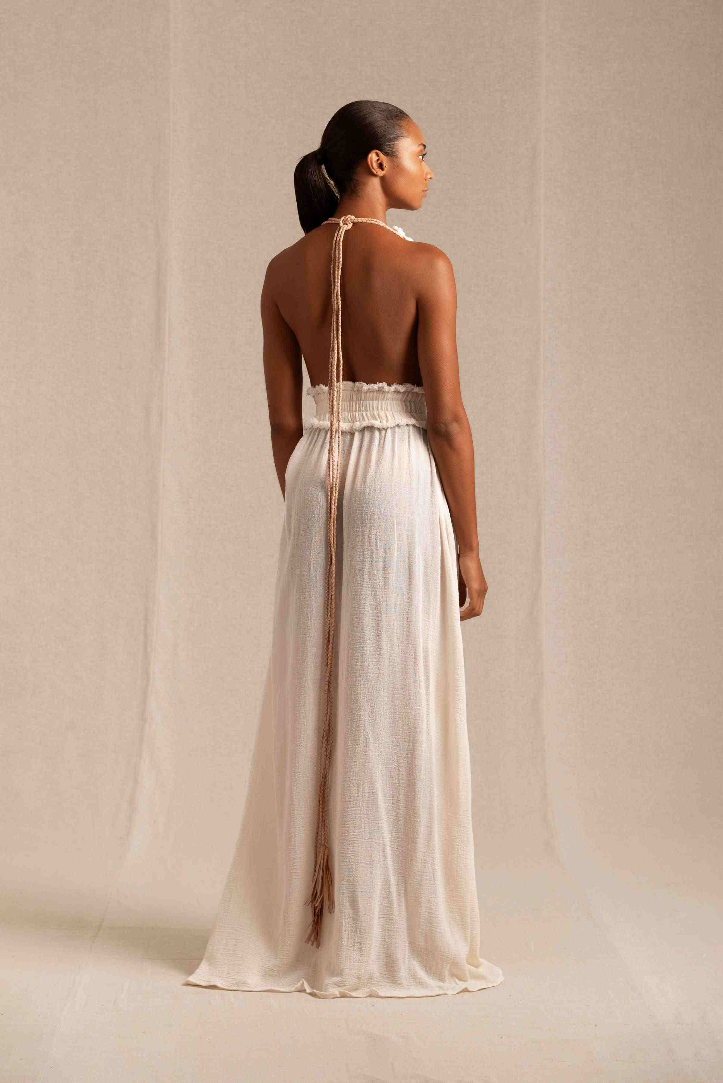Alak Dress Cotton Gauze - Natural