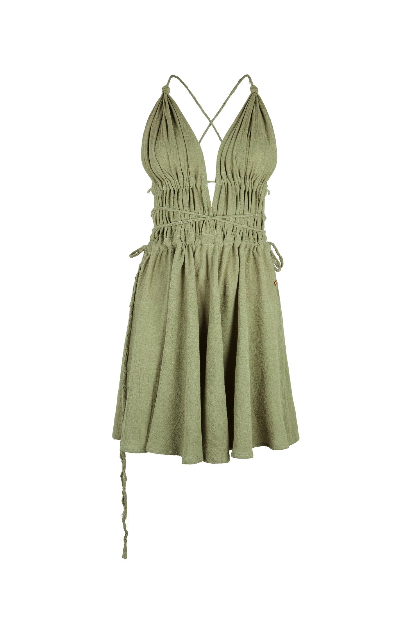 ASTU DRESS - SAGE GREEN
