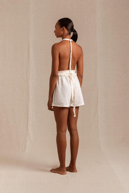 BEKECH JUMPSUIT - NATURAL