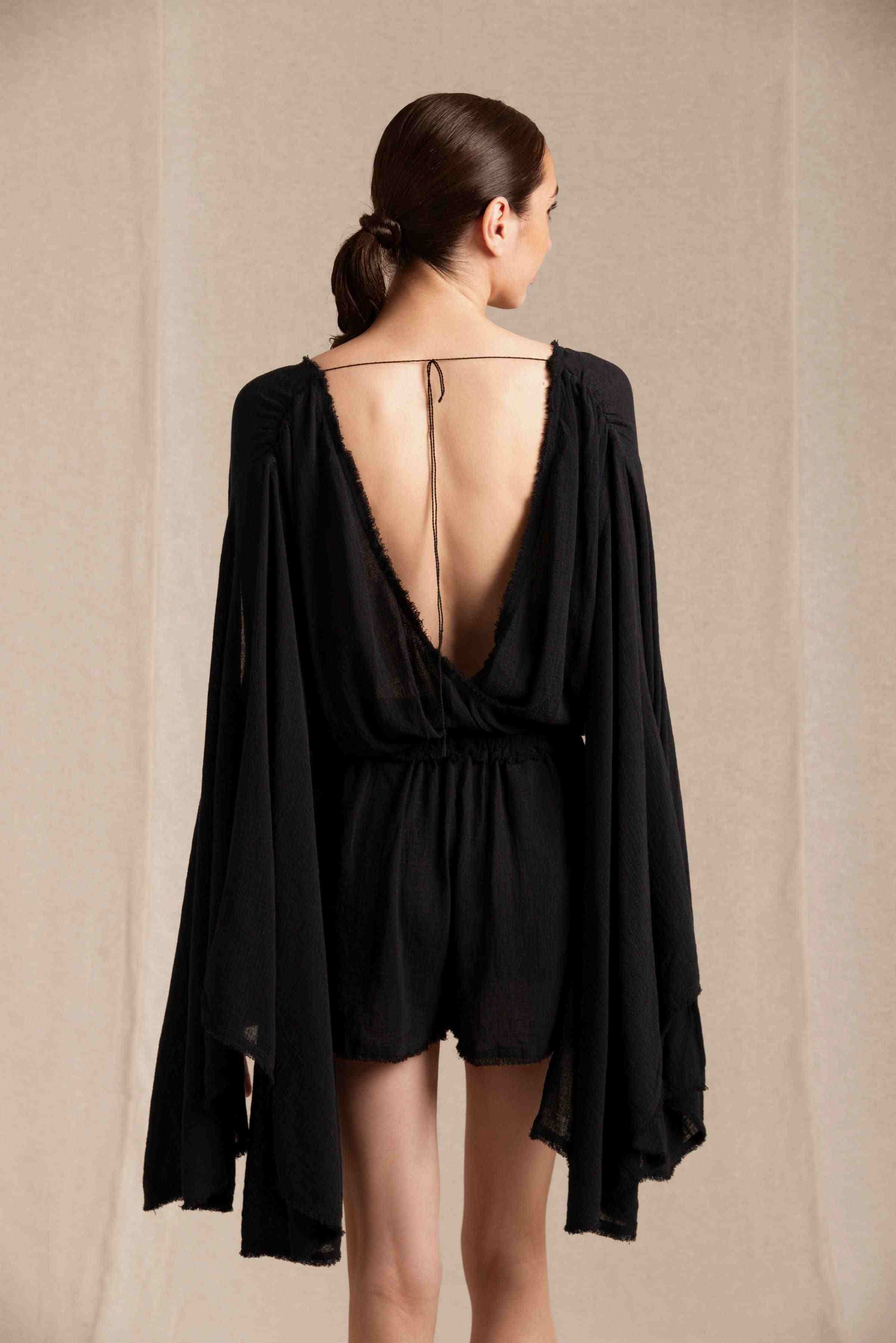 Bikix Jumpsuit Cotton Gauze - Black
