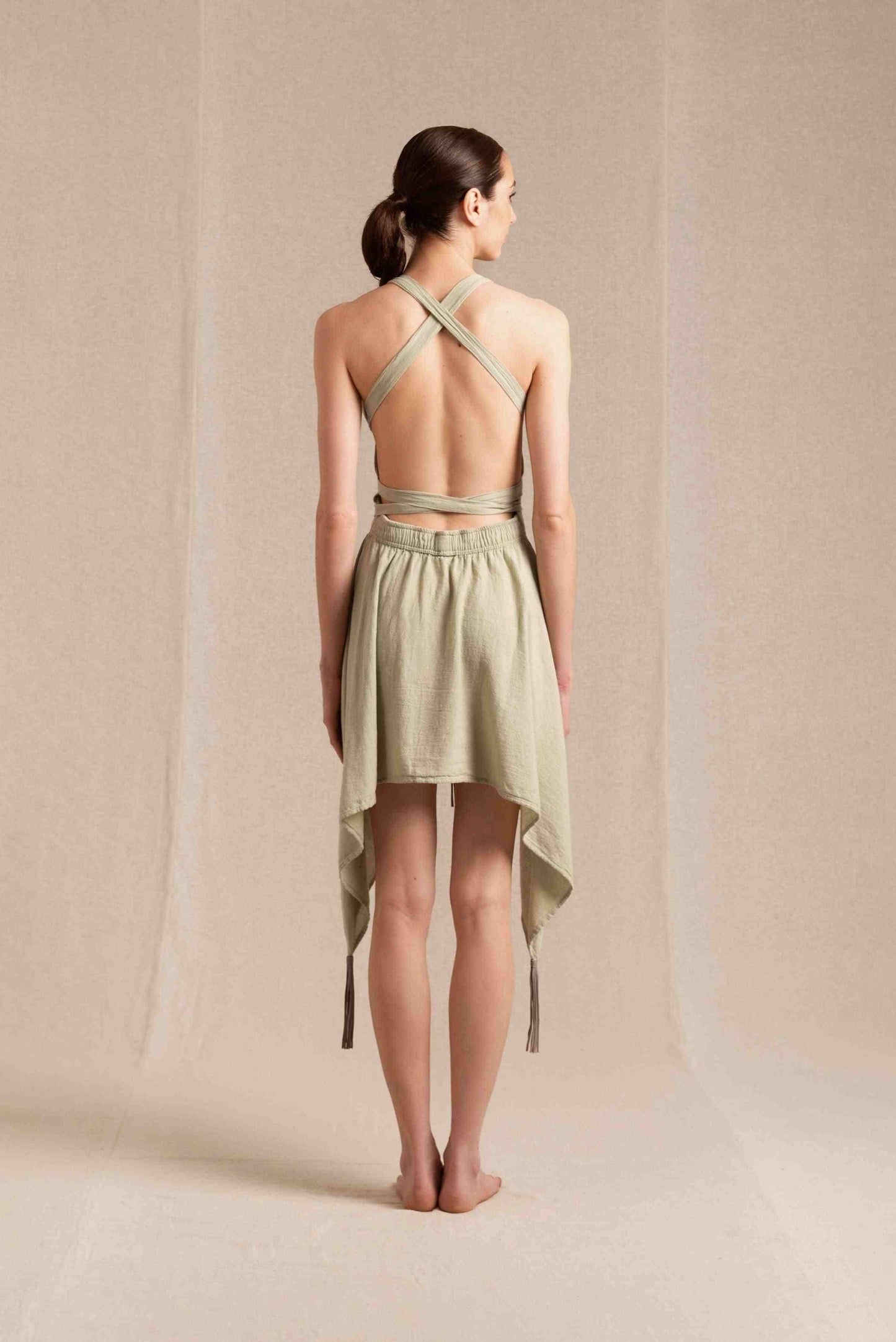 CHUJ DRESS - SAGE GREEN