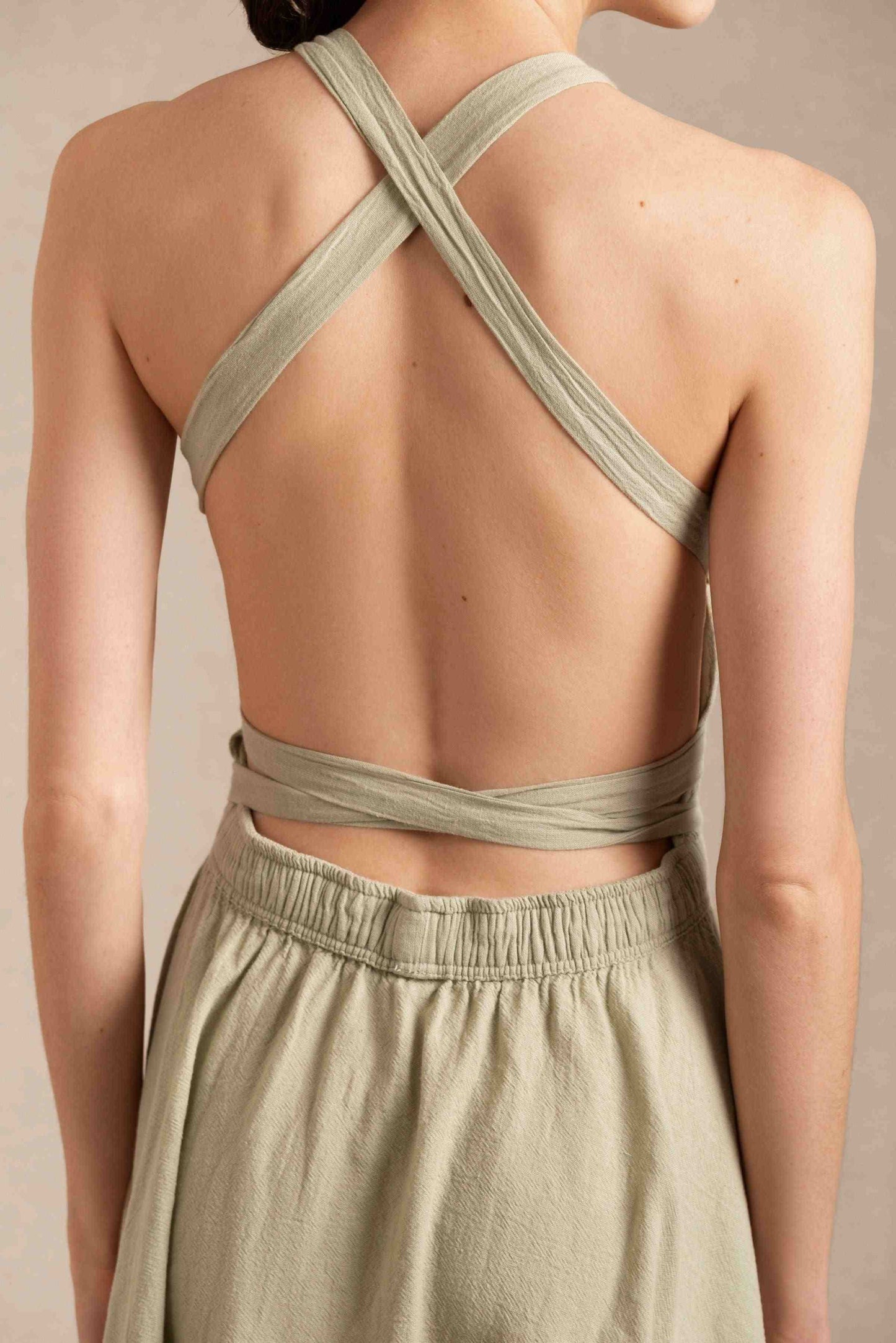 CHUJ DRESS - SAGE GREEN