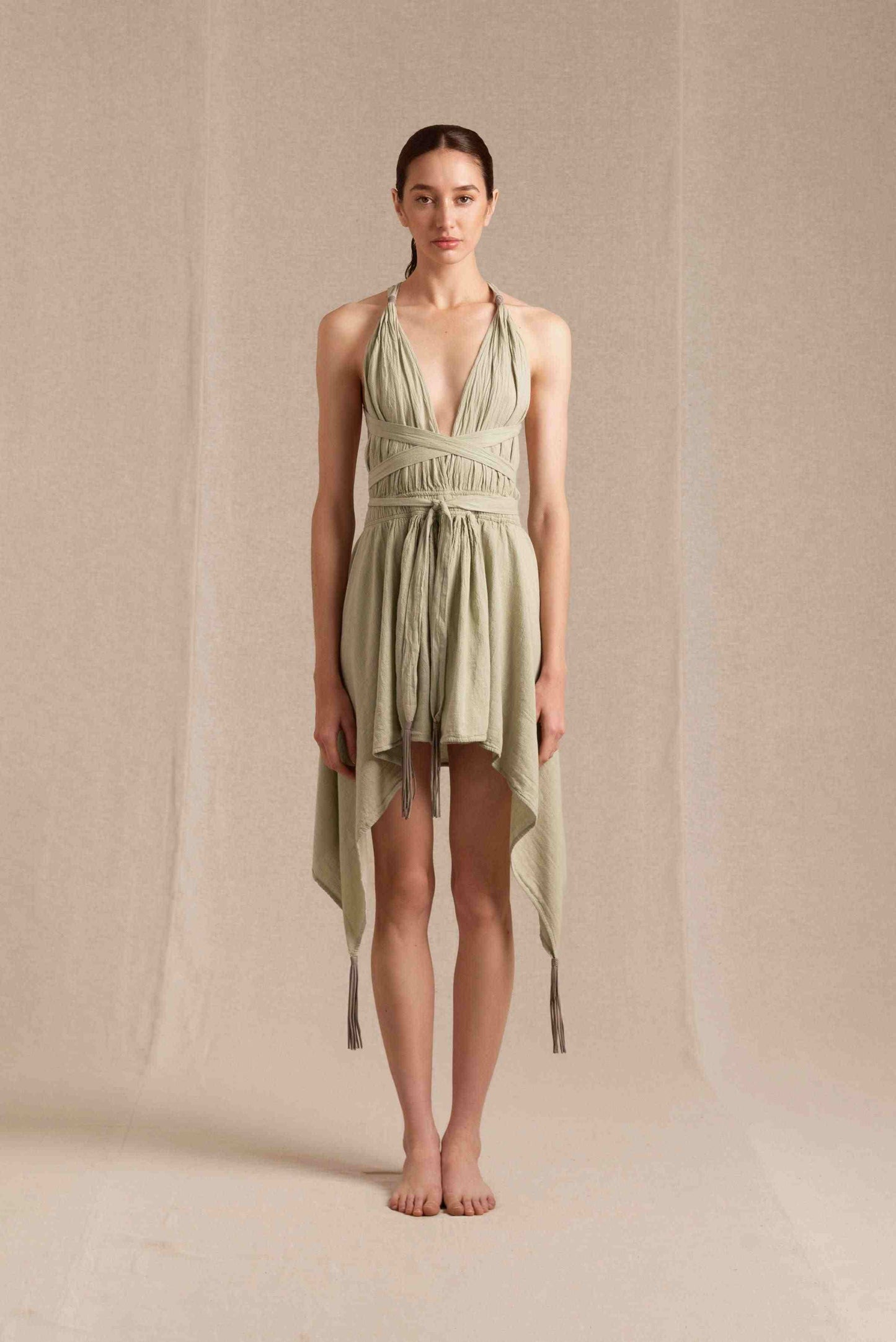 CHUJ DRESS - SAGE GREEN