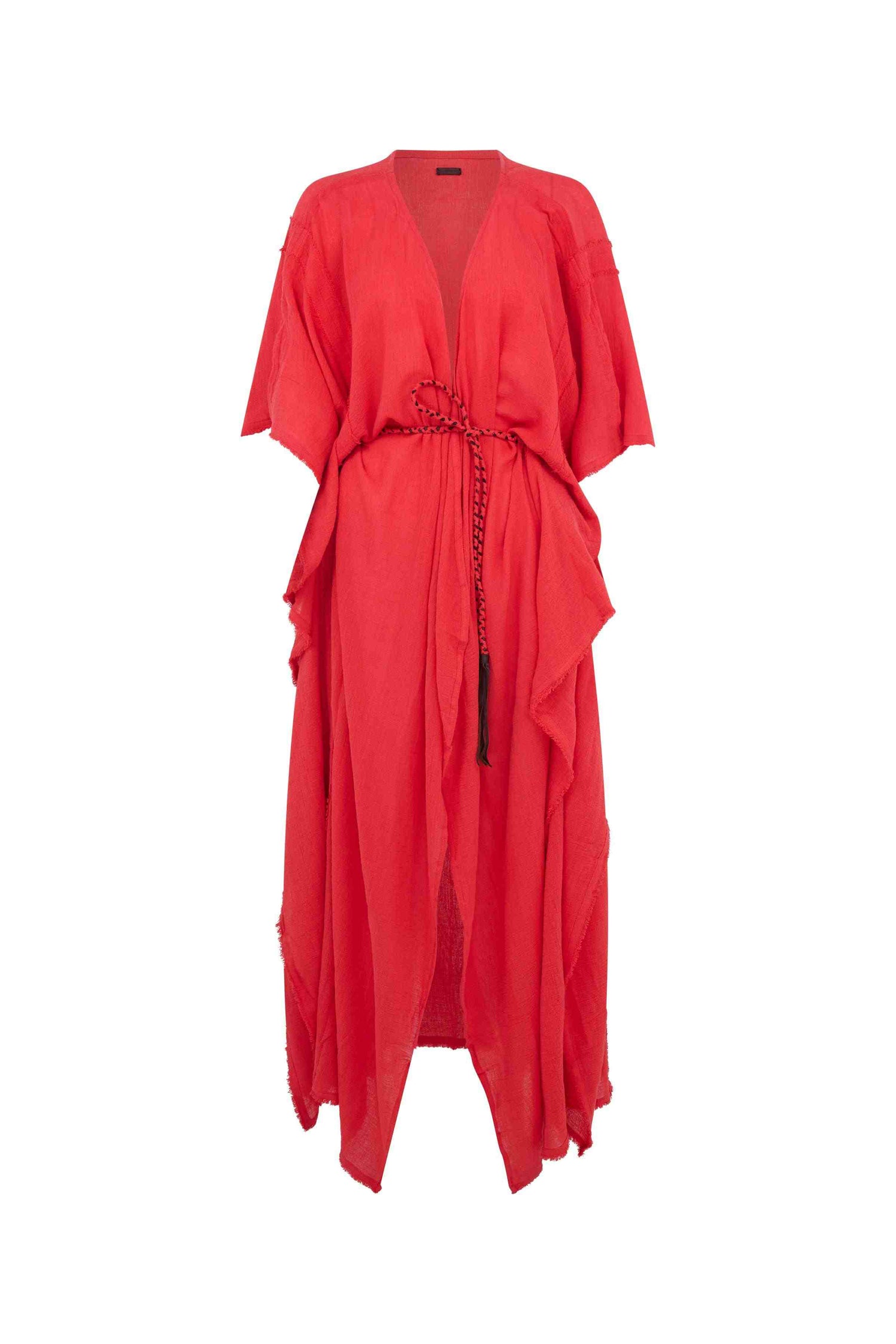 CHUMUK KAFTAN - SCARLET Product Image
