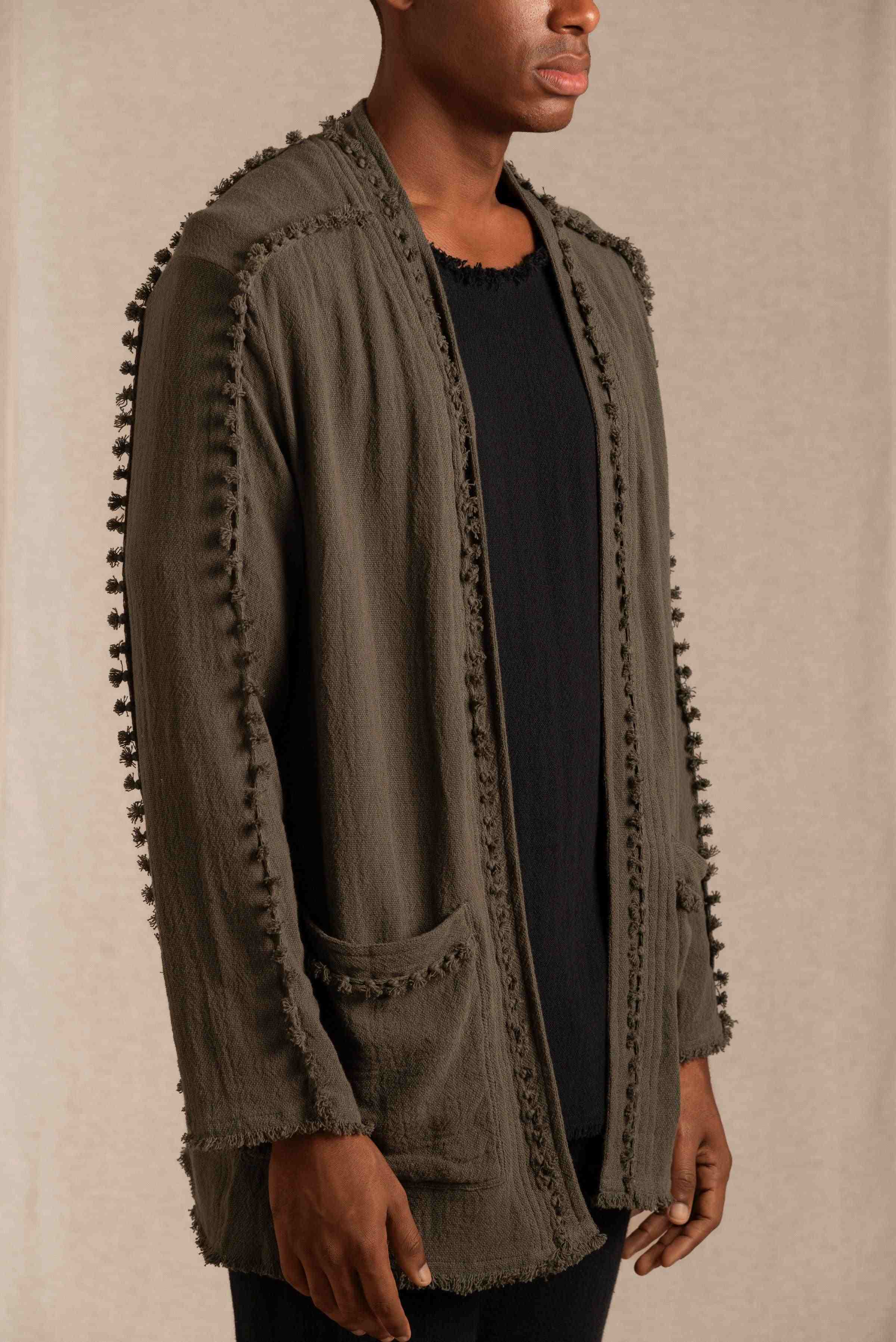 Chuum Vest Cotton Jute - Slate Black