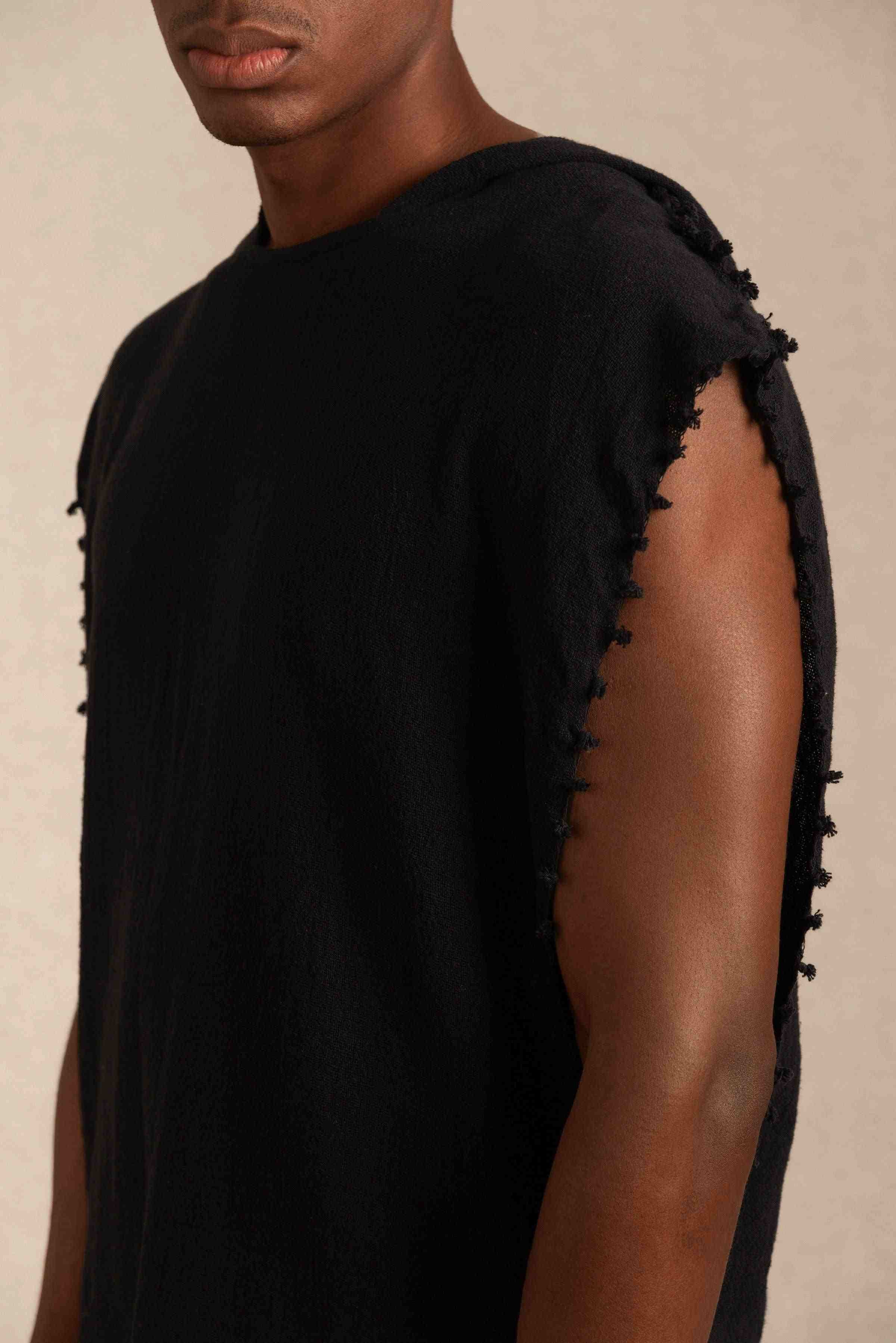 Hades Shirt Cotton Jute - Black