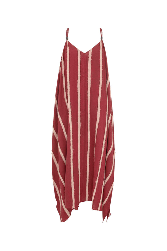 KANDII DRESS - CHERRY / DESERT ROSE