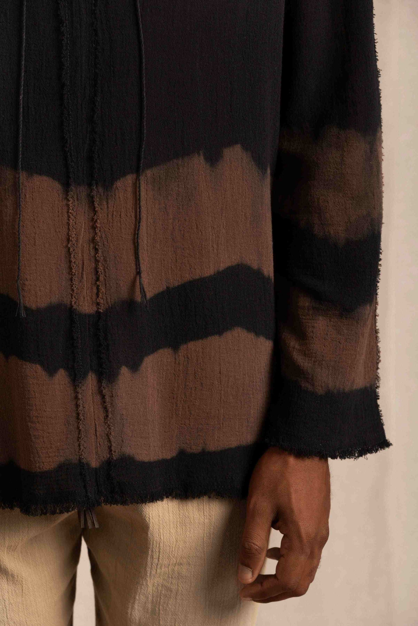 KAXIL SHIRT - BLACK TIE DYE