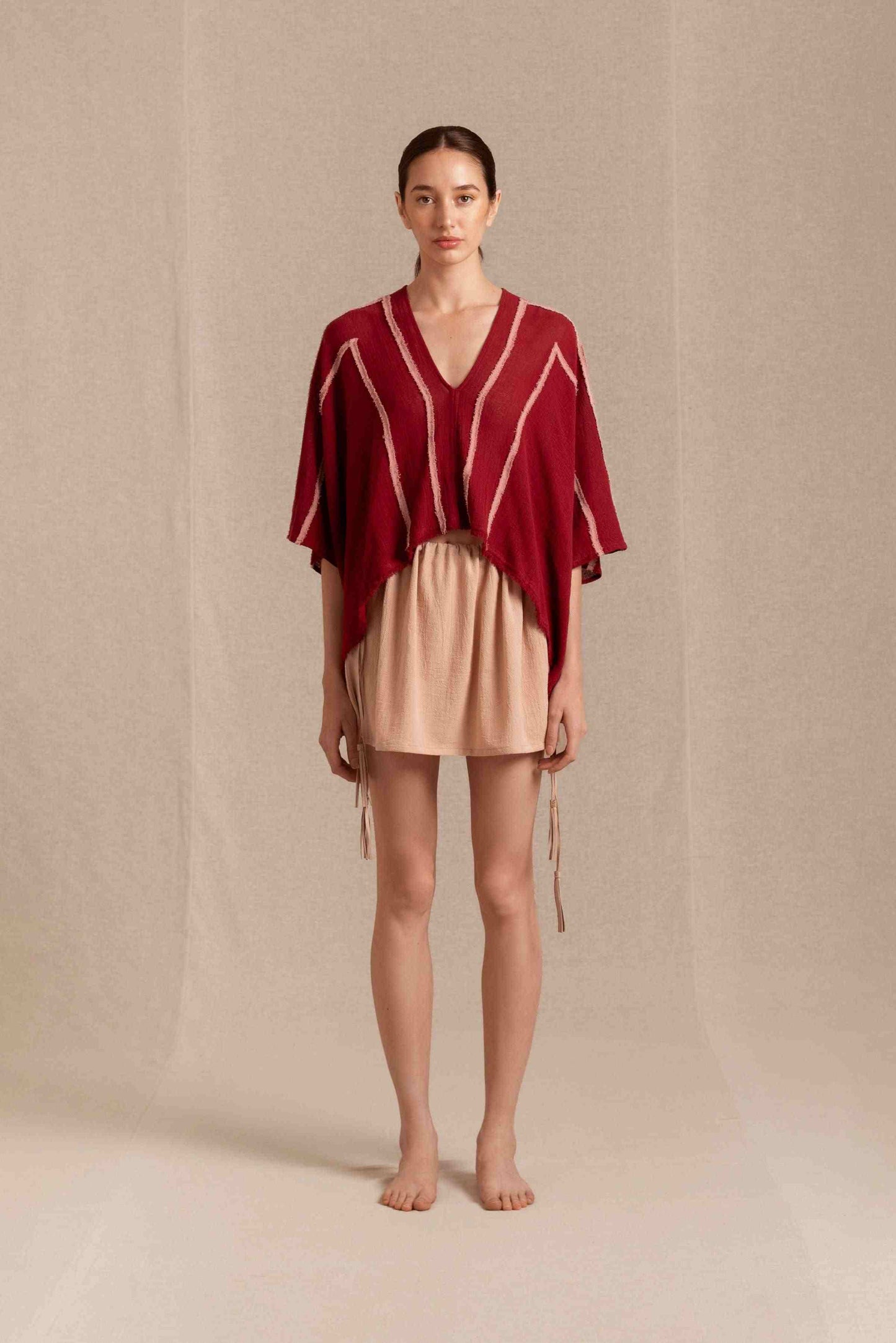 NICTEEL SKIRT - ANTIQUE ROSE