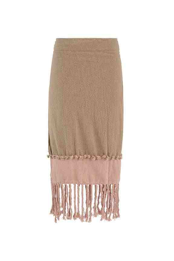 KUNTUR SKIRT - ANTIQUE ROSE / SEPIA TINT