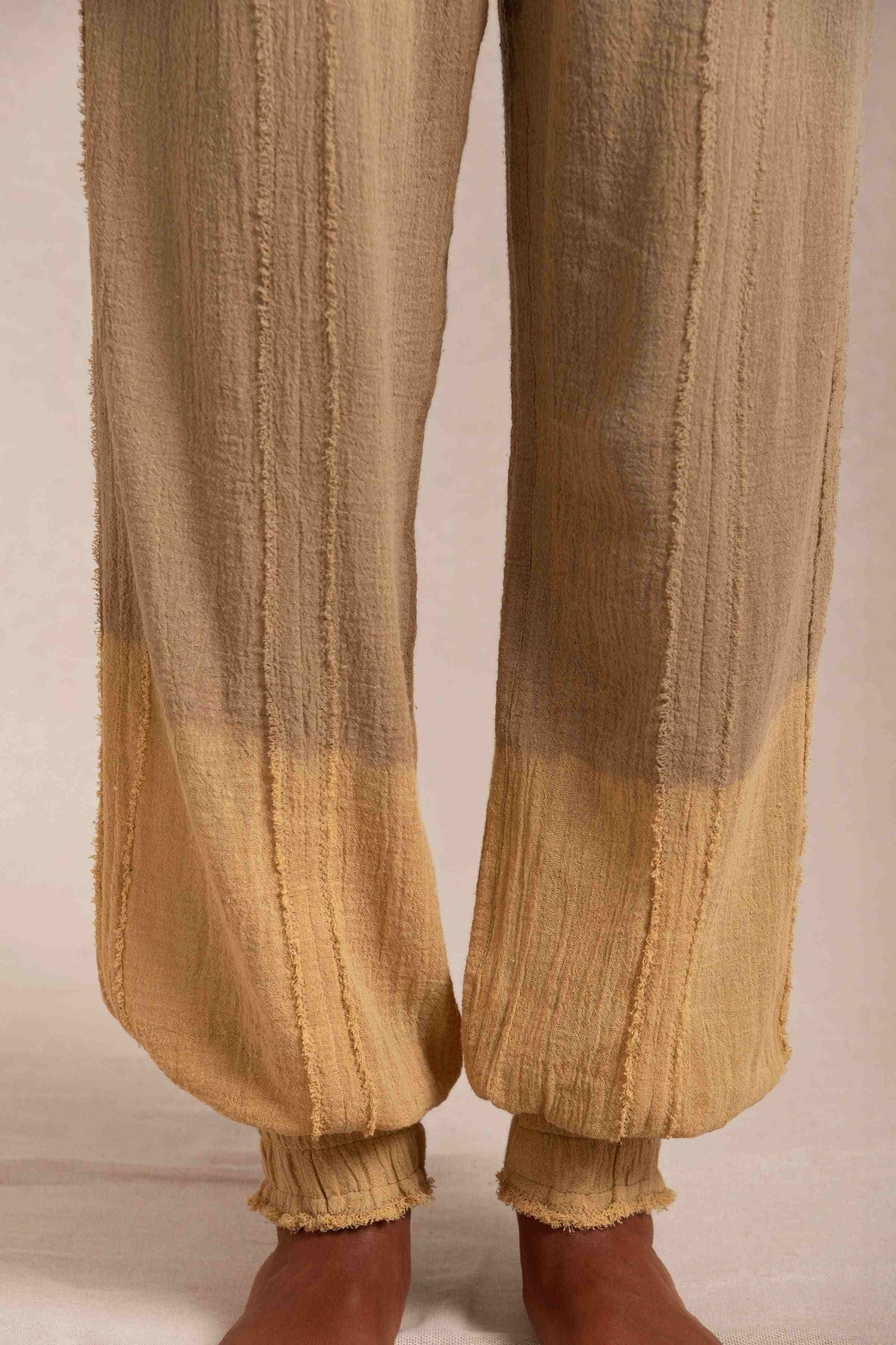 SIBINCHE PANTS - TIE DYE SEPIA TINT