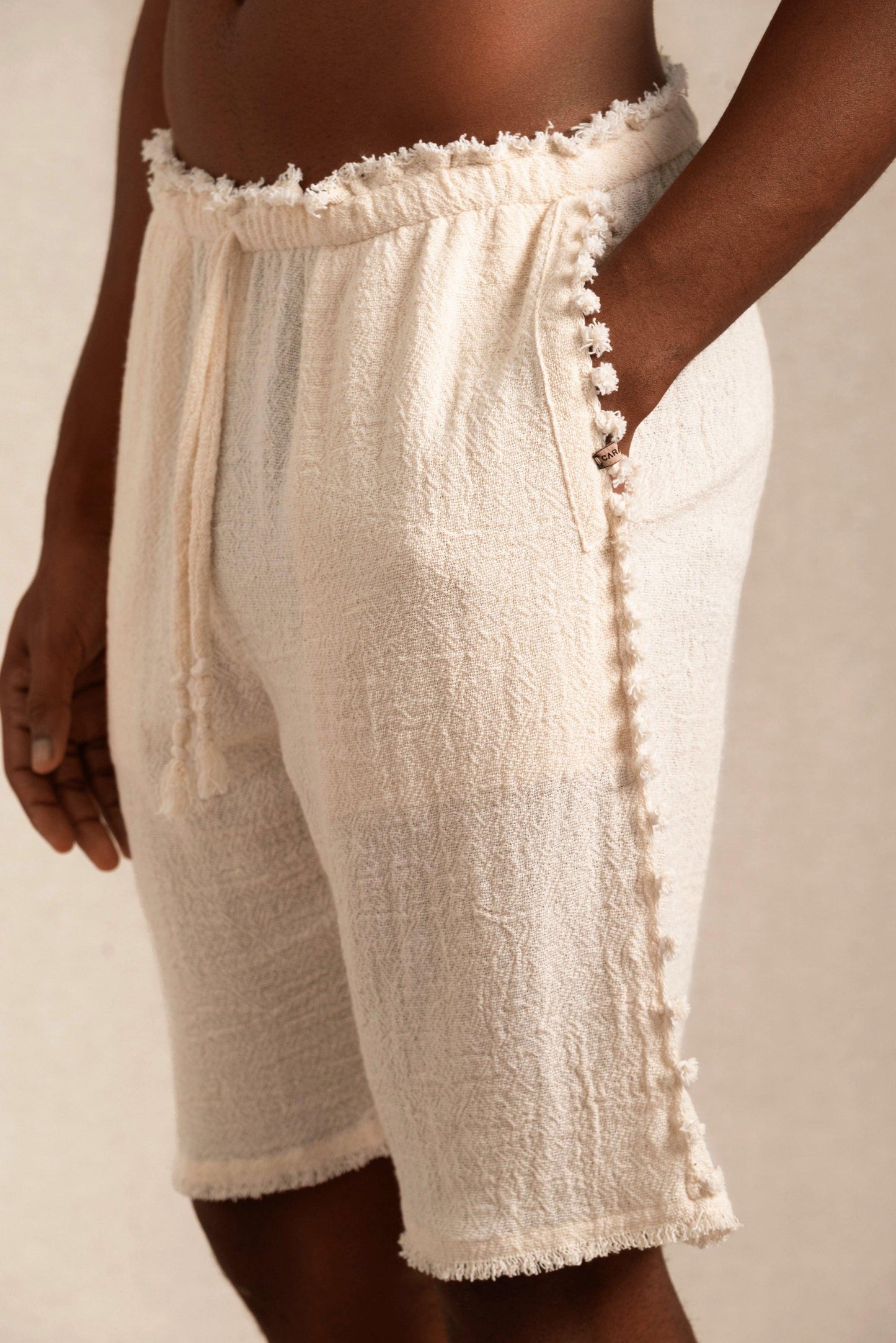 TANKELEM SHORTS - NATURAL
