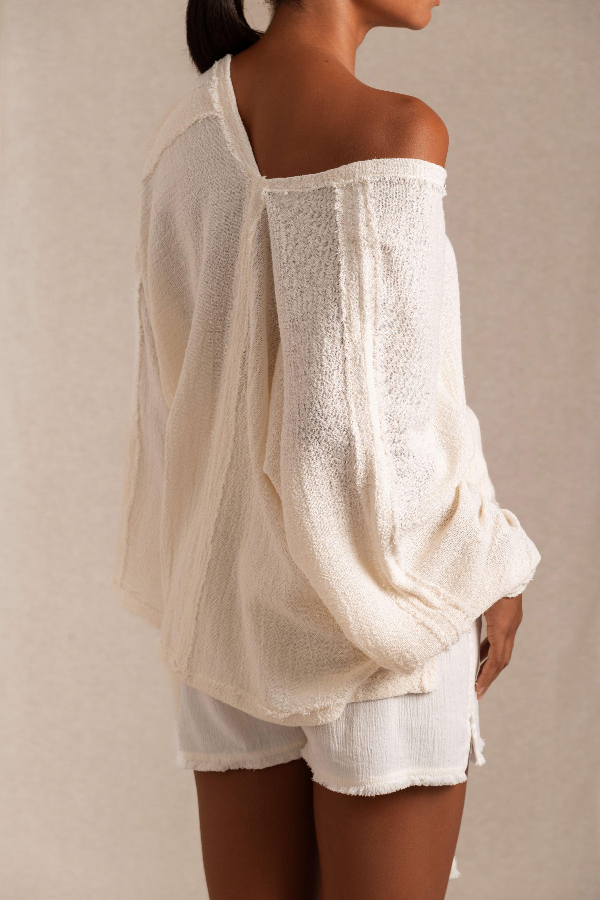Tixholop Top Cotton Jute - Natural