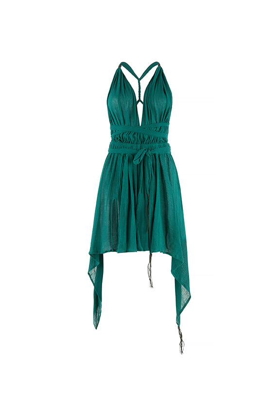 TSIKBAL DRESS - ALPINE GREEN