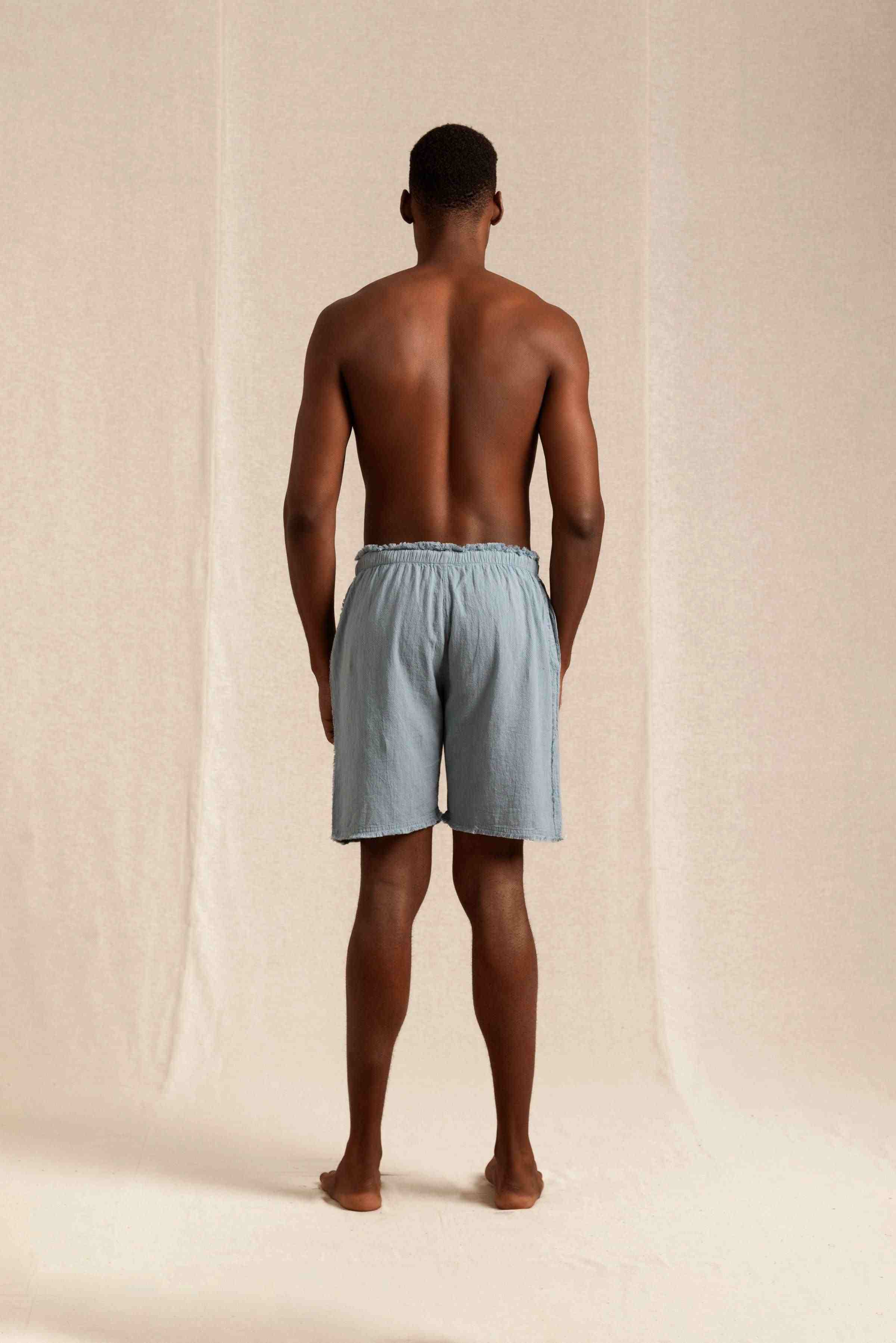 Tuub Shorts Artisanal Cotton - Blue Heaven