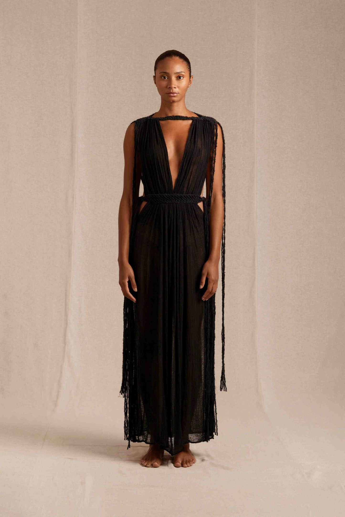 TUZ DRESS - BLACK