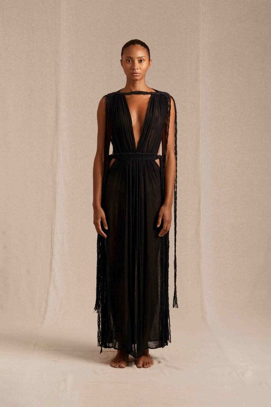 TUZ DRESS - BLACK