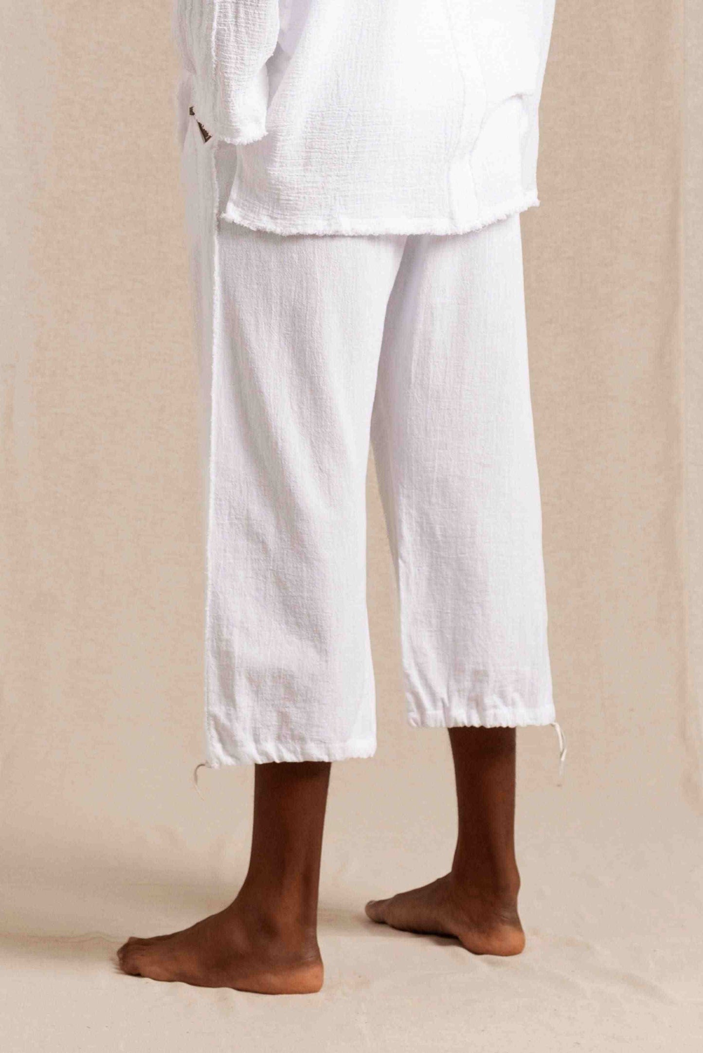 WOLPOCH PANTS - WHITE
