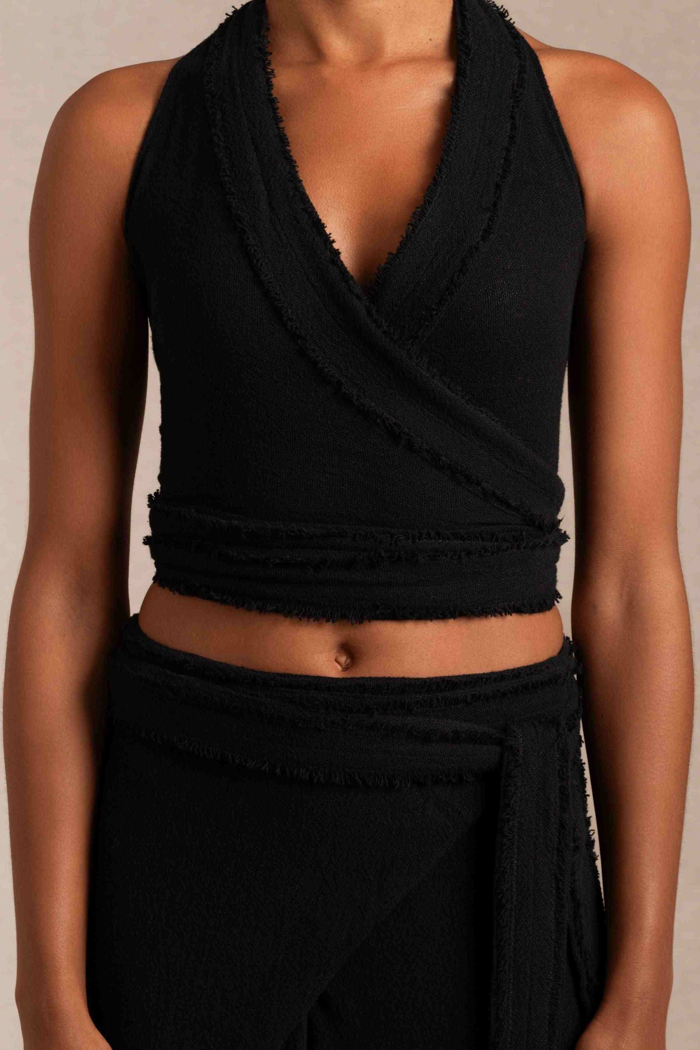 Xiyo Top Cotton Jute - Black