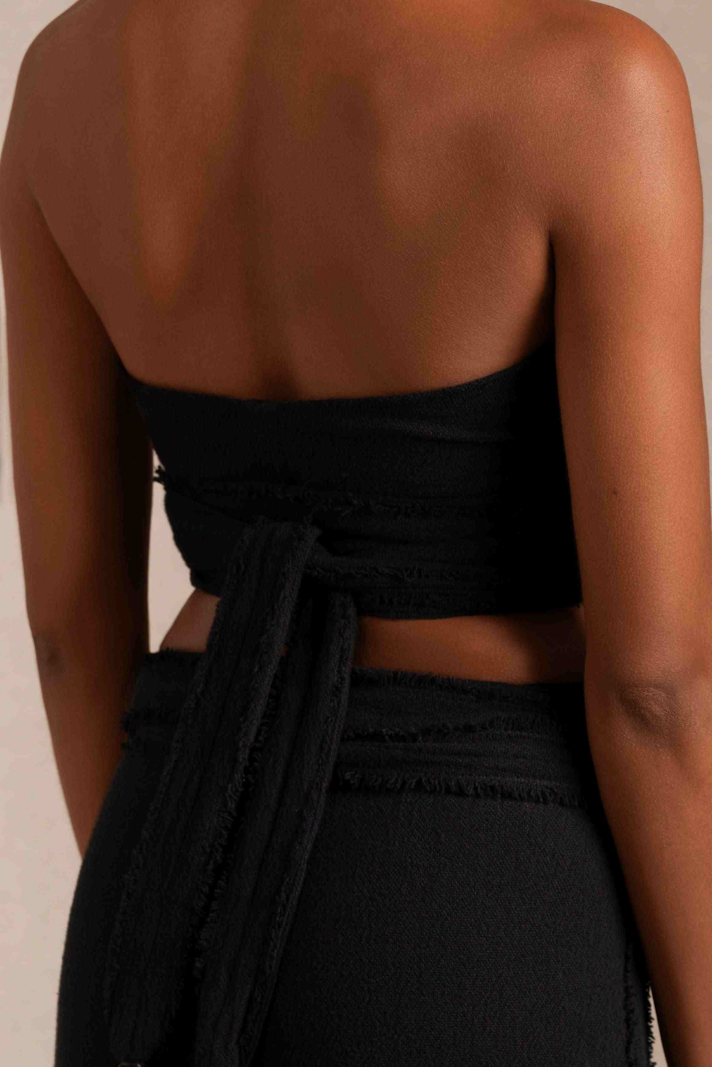 Xiyo Top Cotton Jute - Black