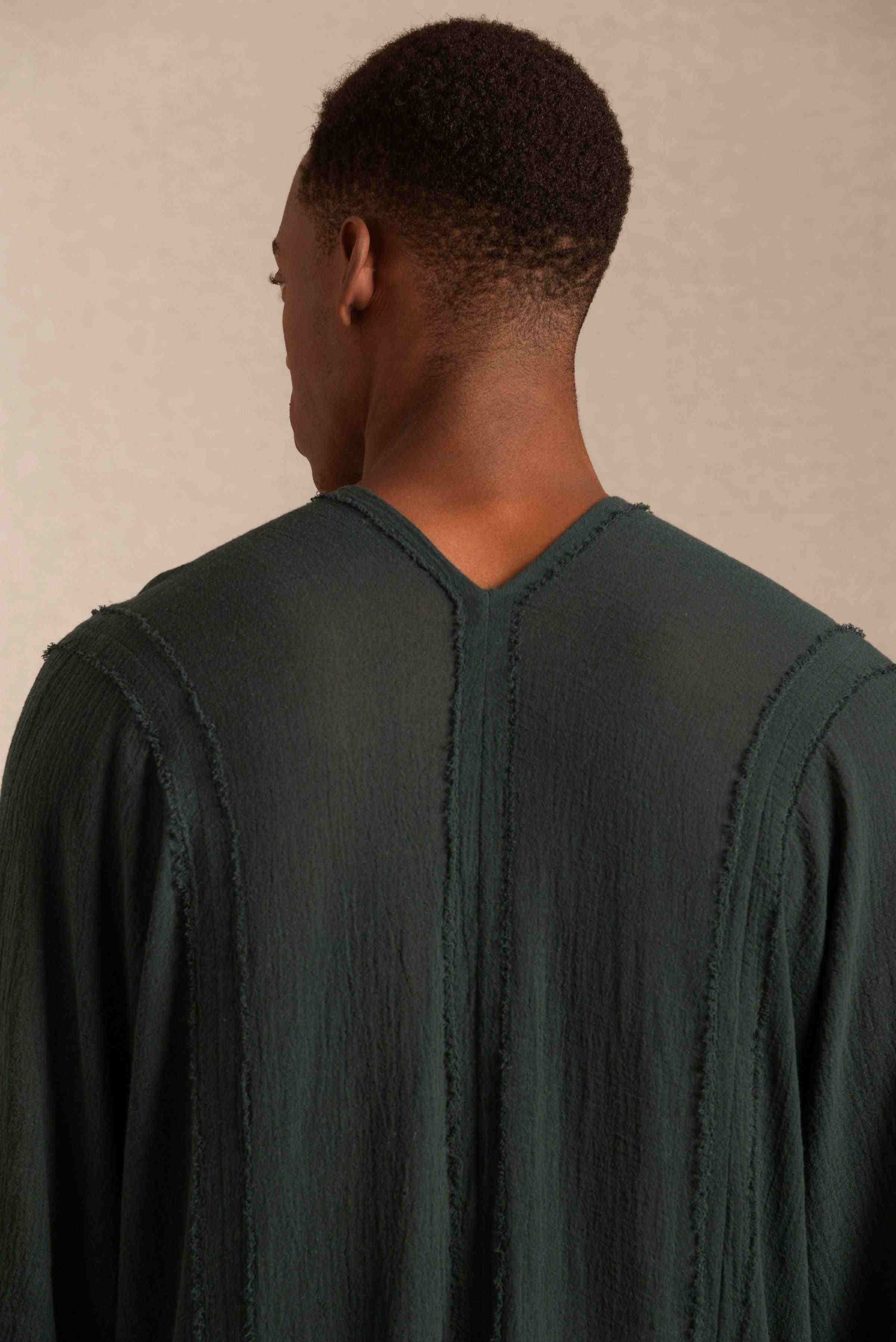 Yama Vest Artisanal Cotton - Hunter Green