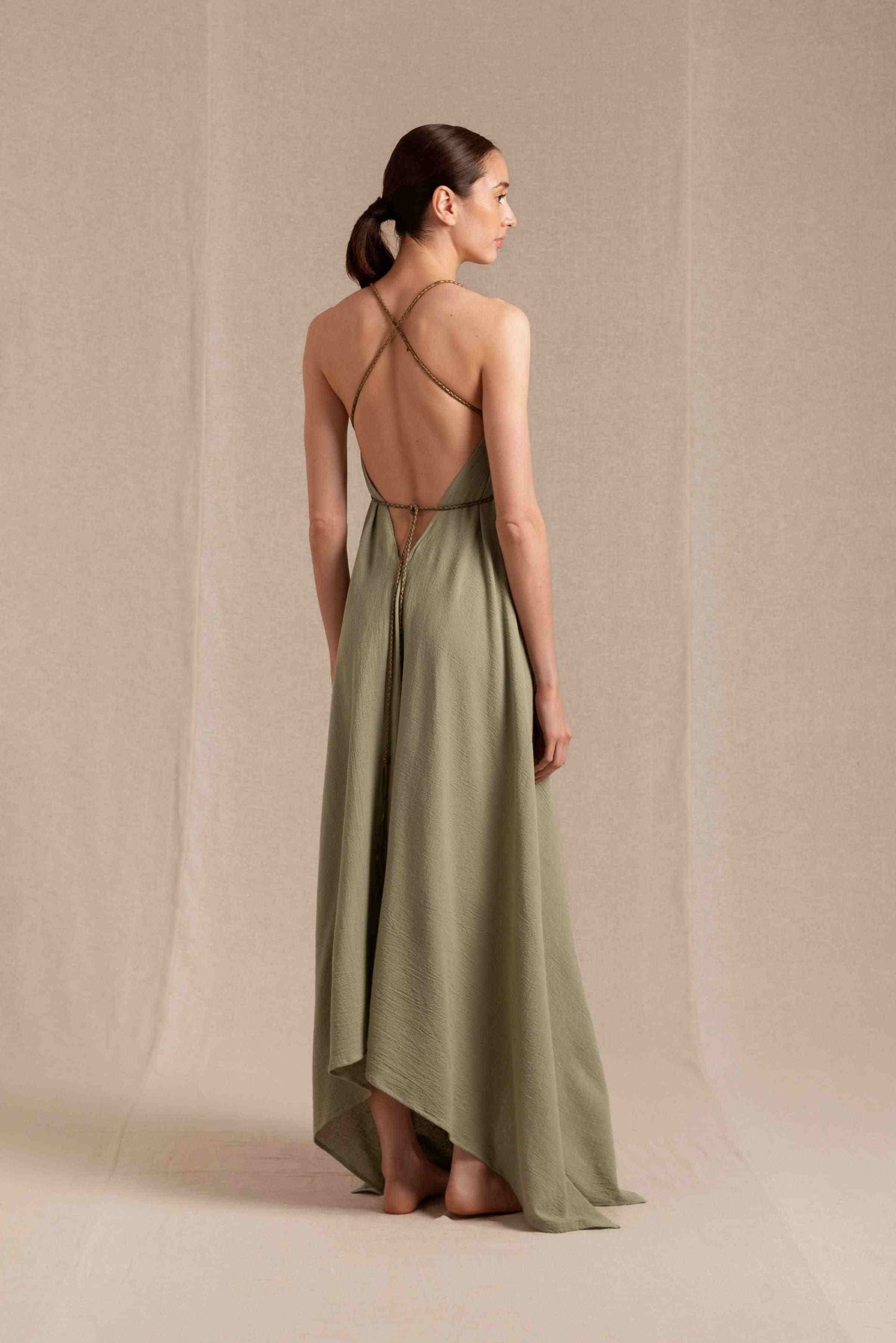 YATZIL DRESS - SAGE GREEN
